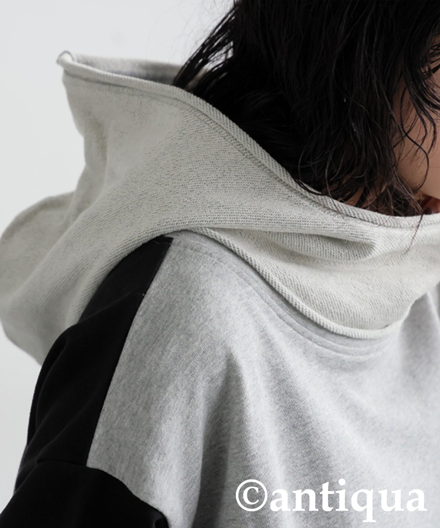 Two-Tone Fleece Hoodie Ladies