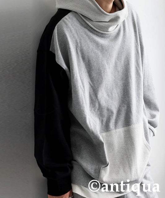 Two-Tone Fleece Hoodie Men's