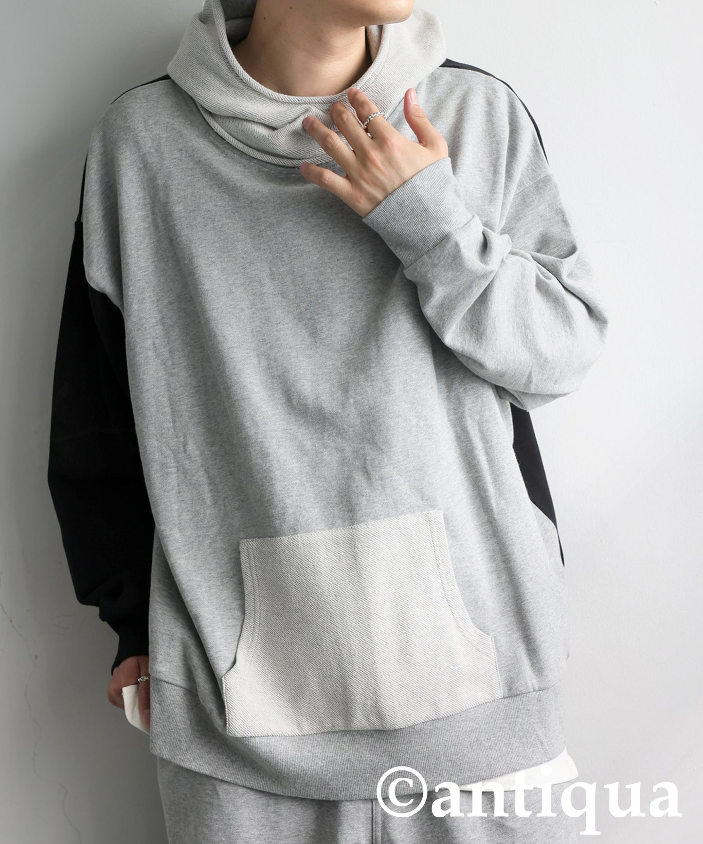 Two-Tone Fleece Hoodie Men's