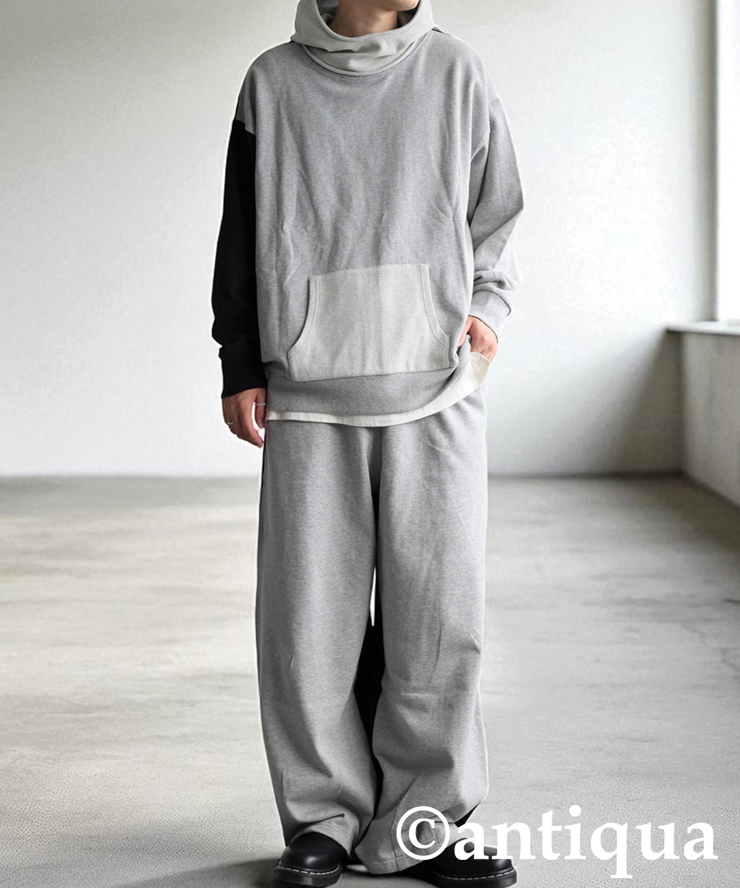 Two-Tone Fleece Hoodie Men's