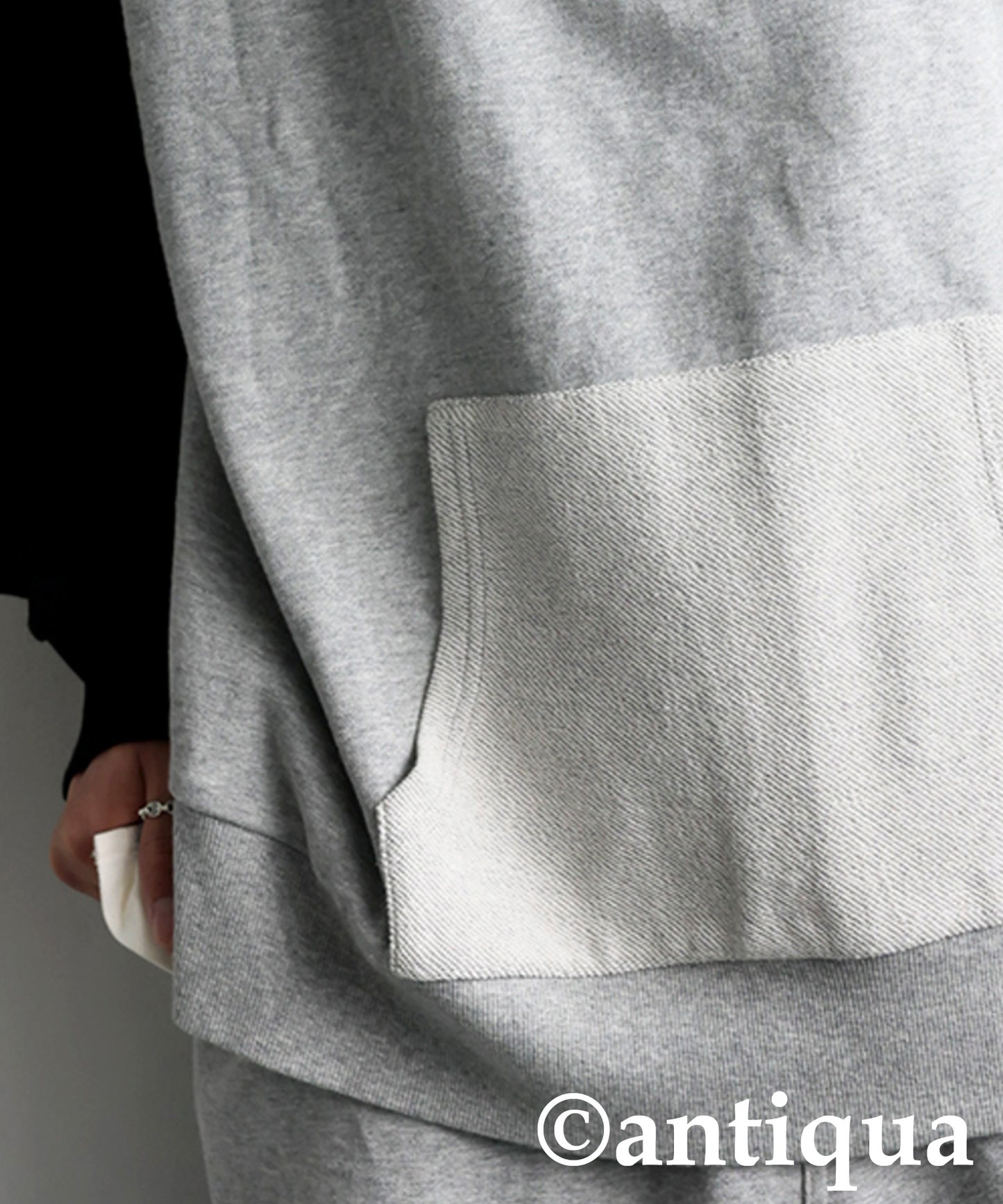 Two-Tone Fleece Hoodie Men's