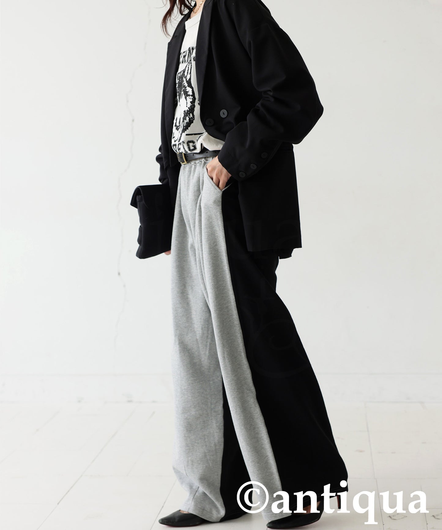 Two-Tone Fleece SweatpantsLadies