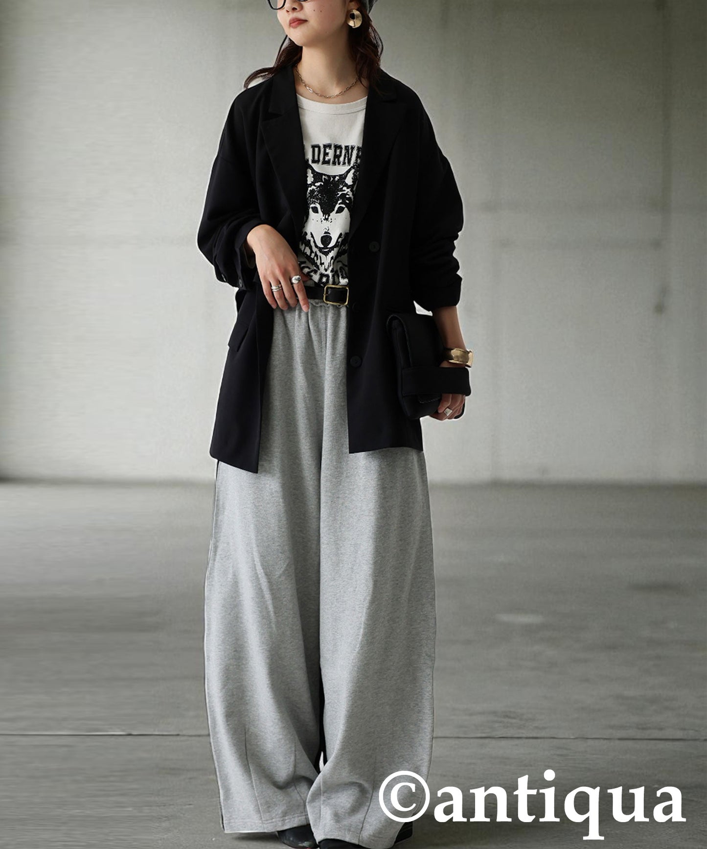 Two-Tone Fleece SweatpantsLadies