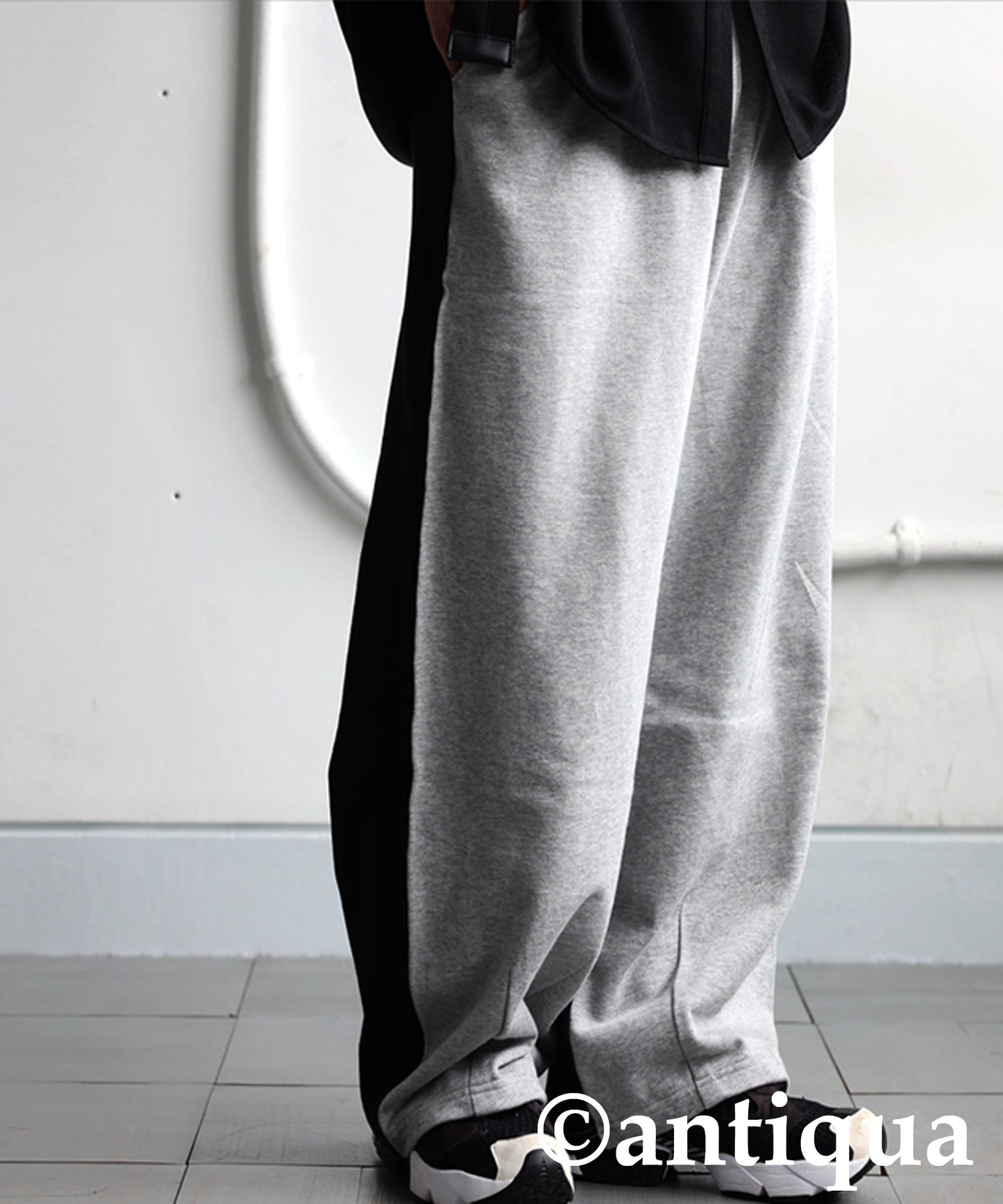 Two-Tone Fleece Sweatpants Men's