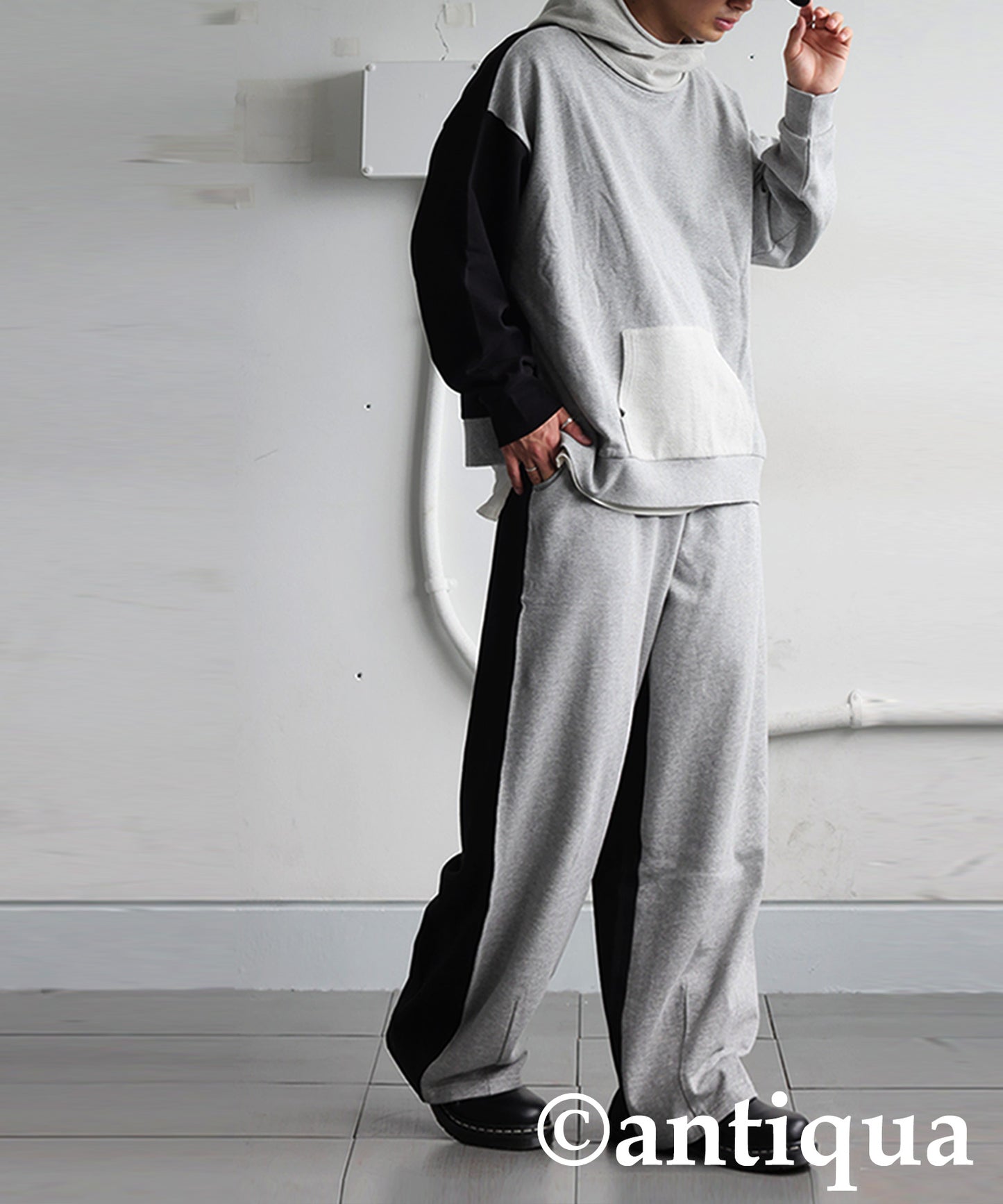 Two-Tone Fleece Sweatpants Men's