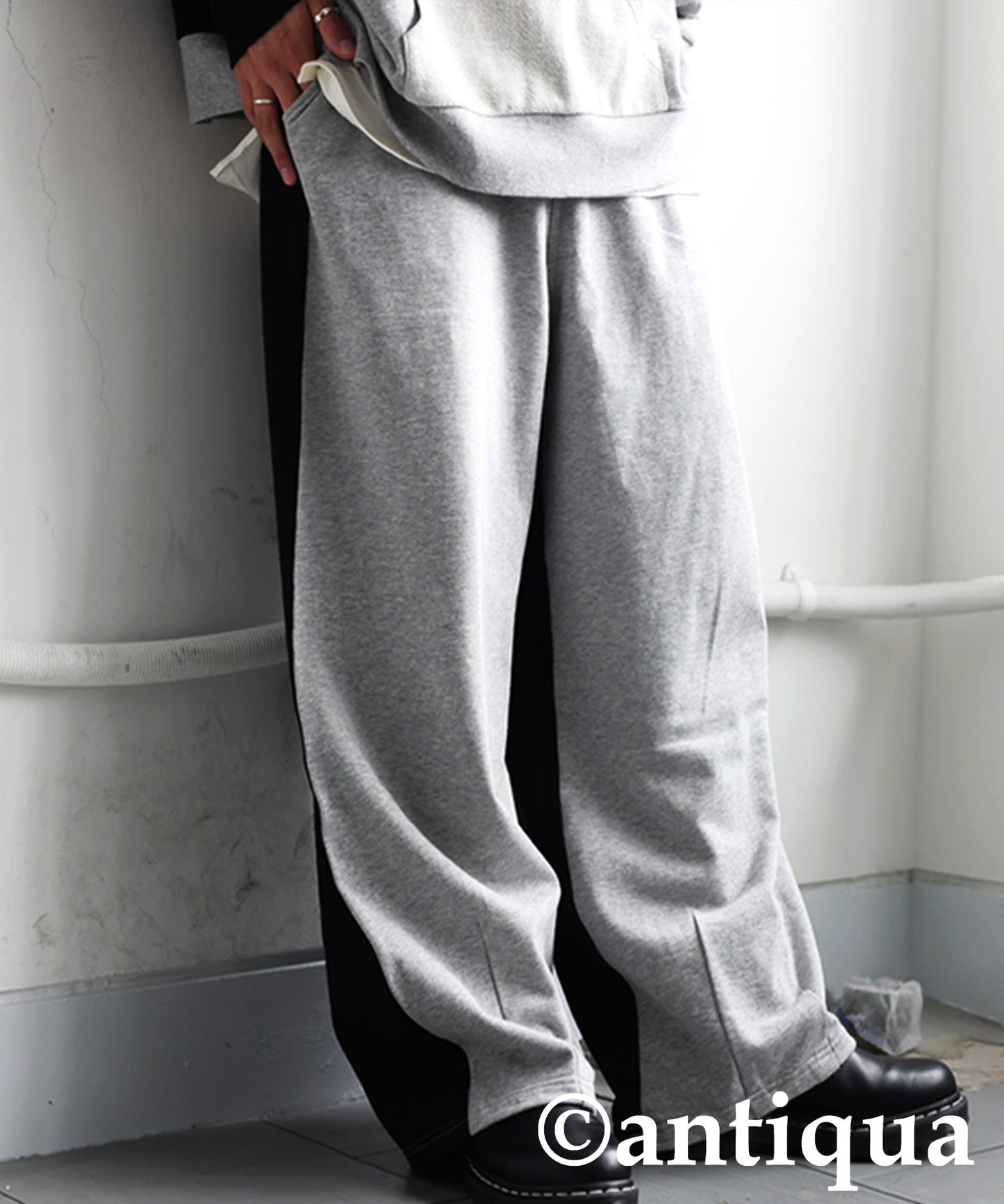 Two-Tone Fleece Sweatpants Men's