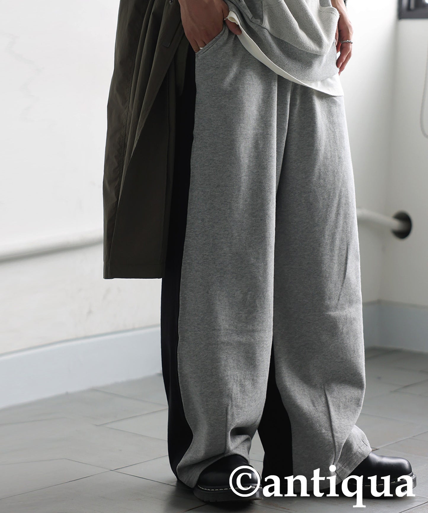 Two-Tone Fleece Sweatpants Men's