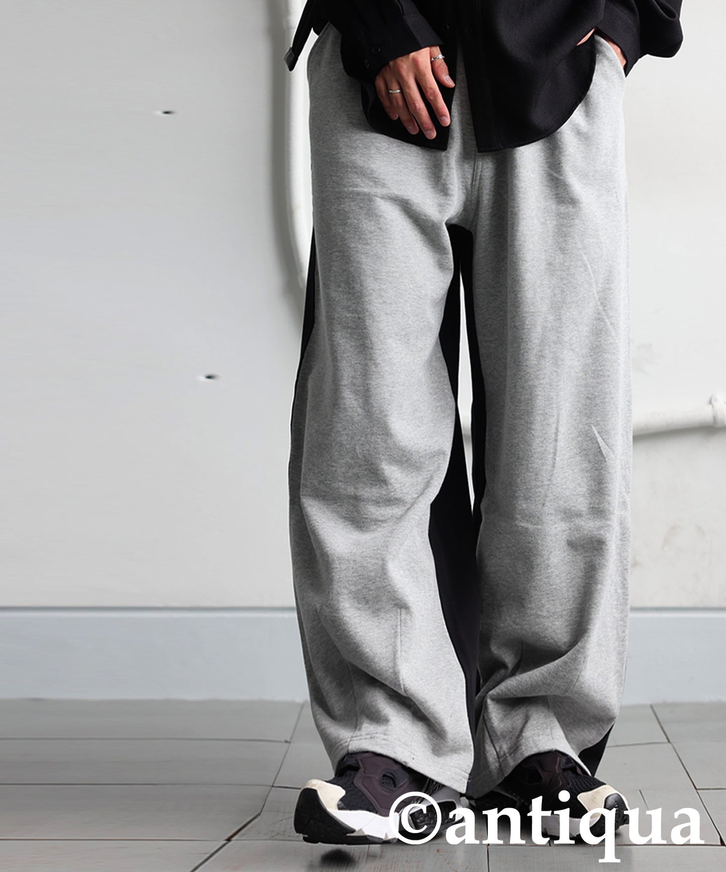 Two-Tone Fleece Sweatpants Men's