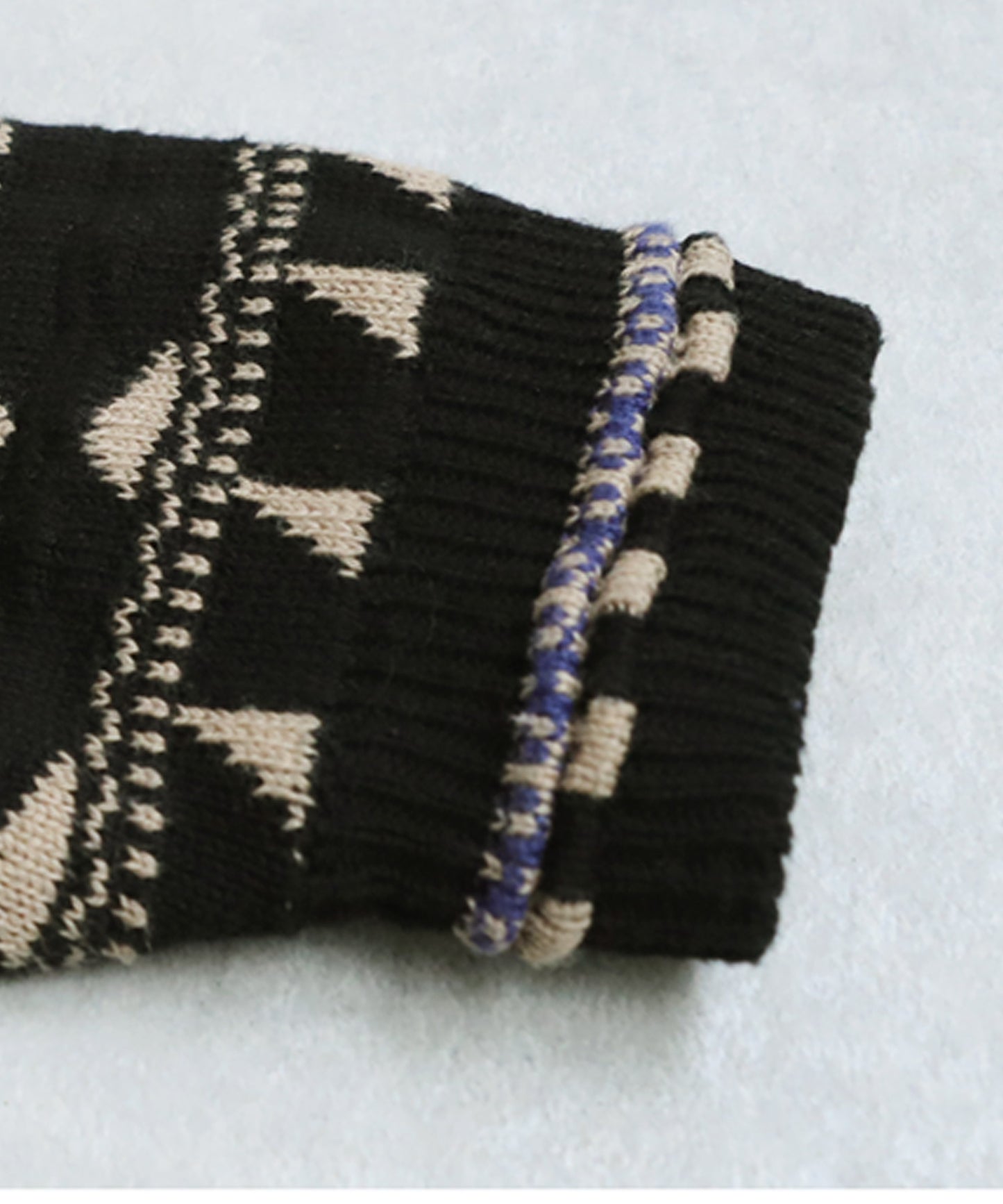 Geometric Jacquard Knit Ladies