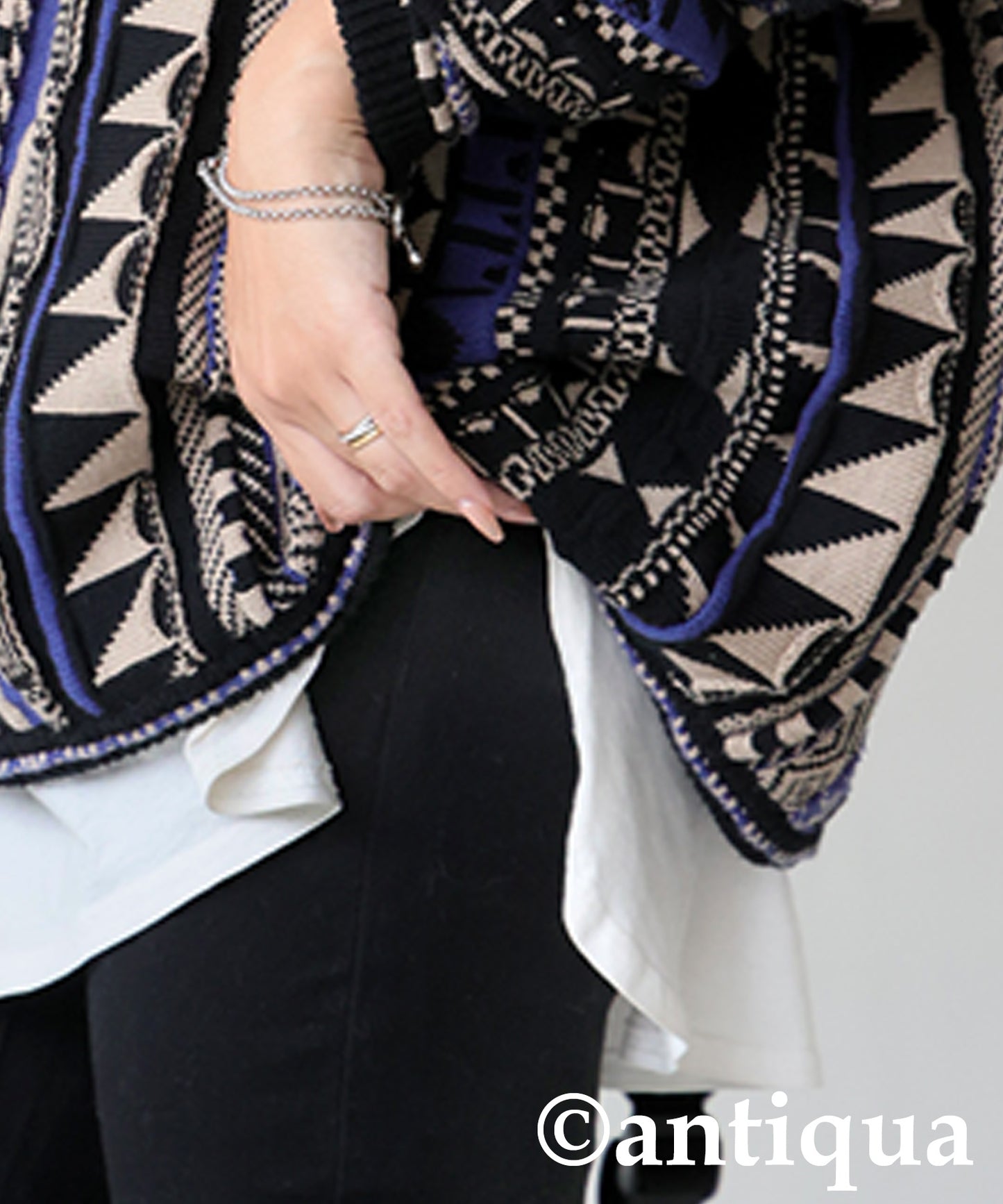 Geometric Jacquard Knit Ladies