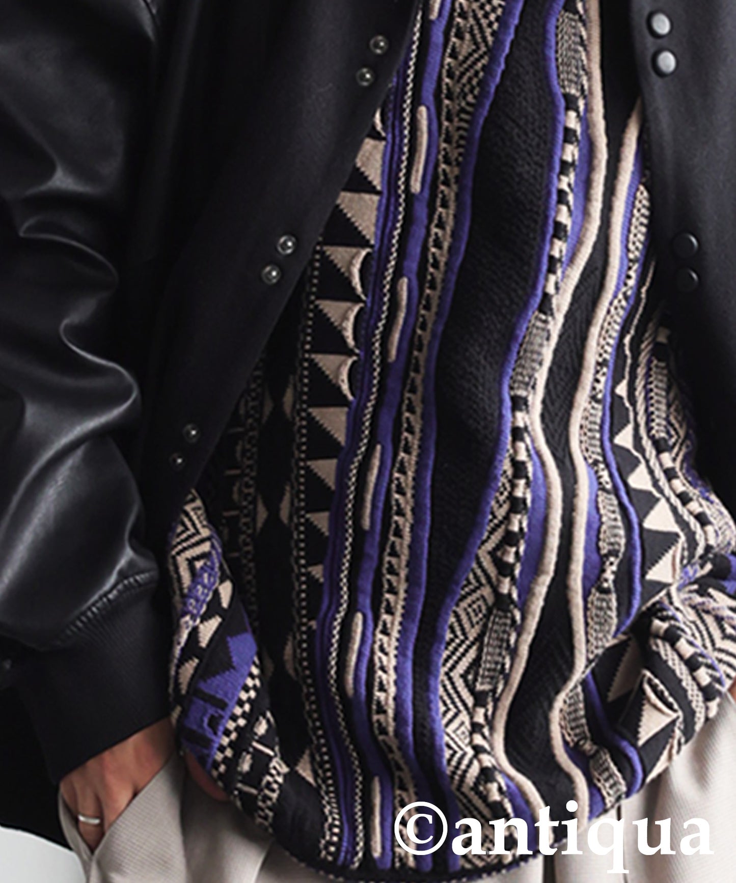 Geometric Jacquard Knit Men's