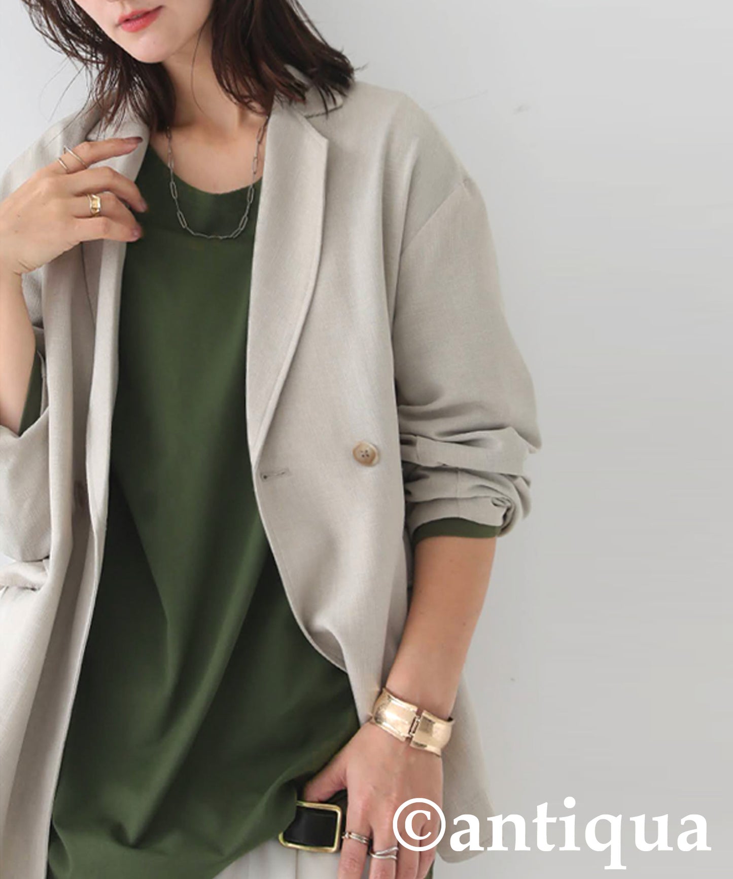 Drop Shoulder Long Sleeve T-Shirt Ladies