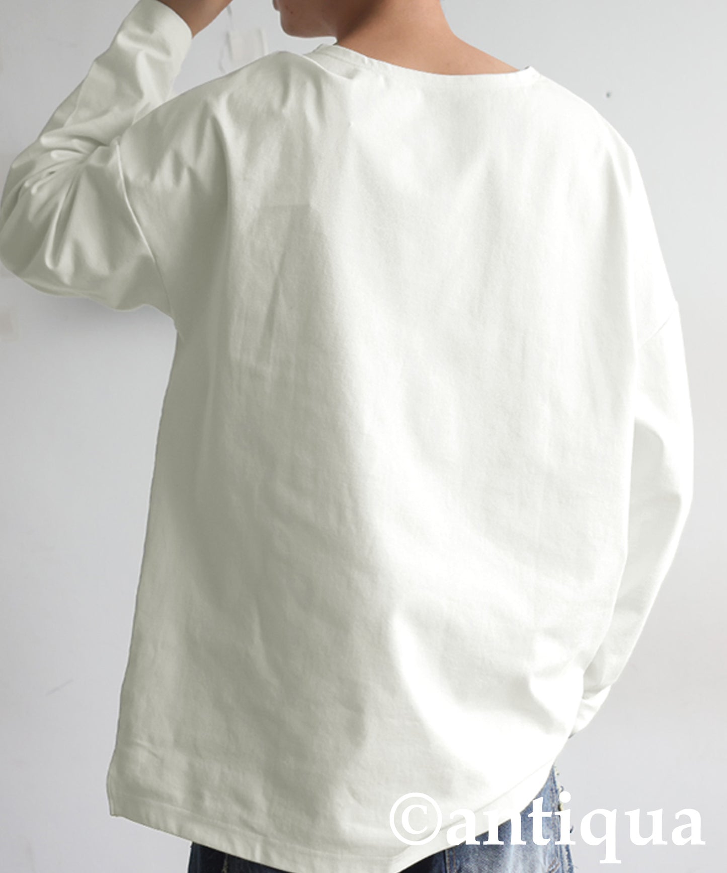 Drop Shoulder Long Sleeve T-Shirt Men's