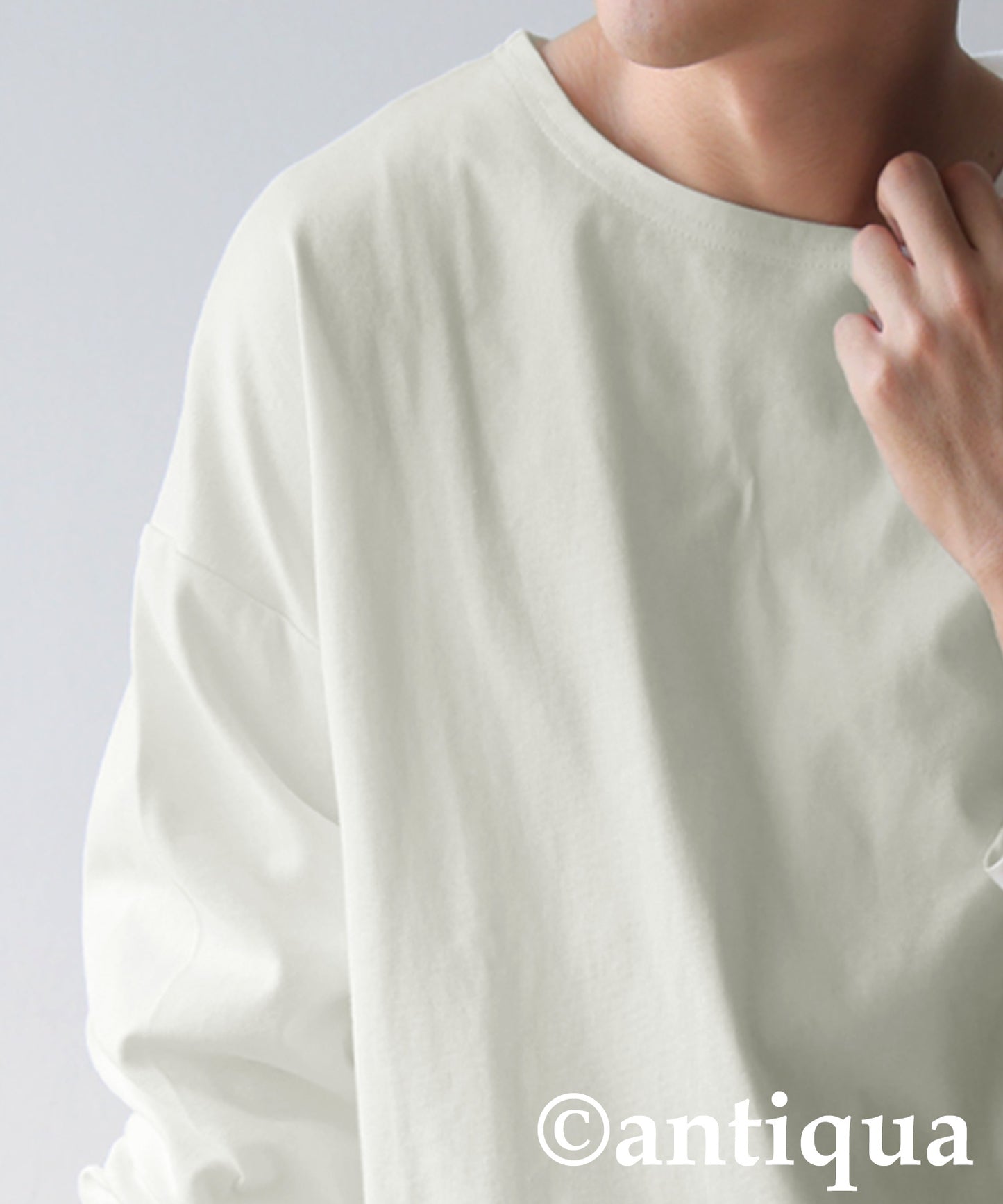 Drop Shoulder Long Sleeve T-Shirt Men's