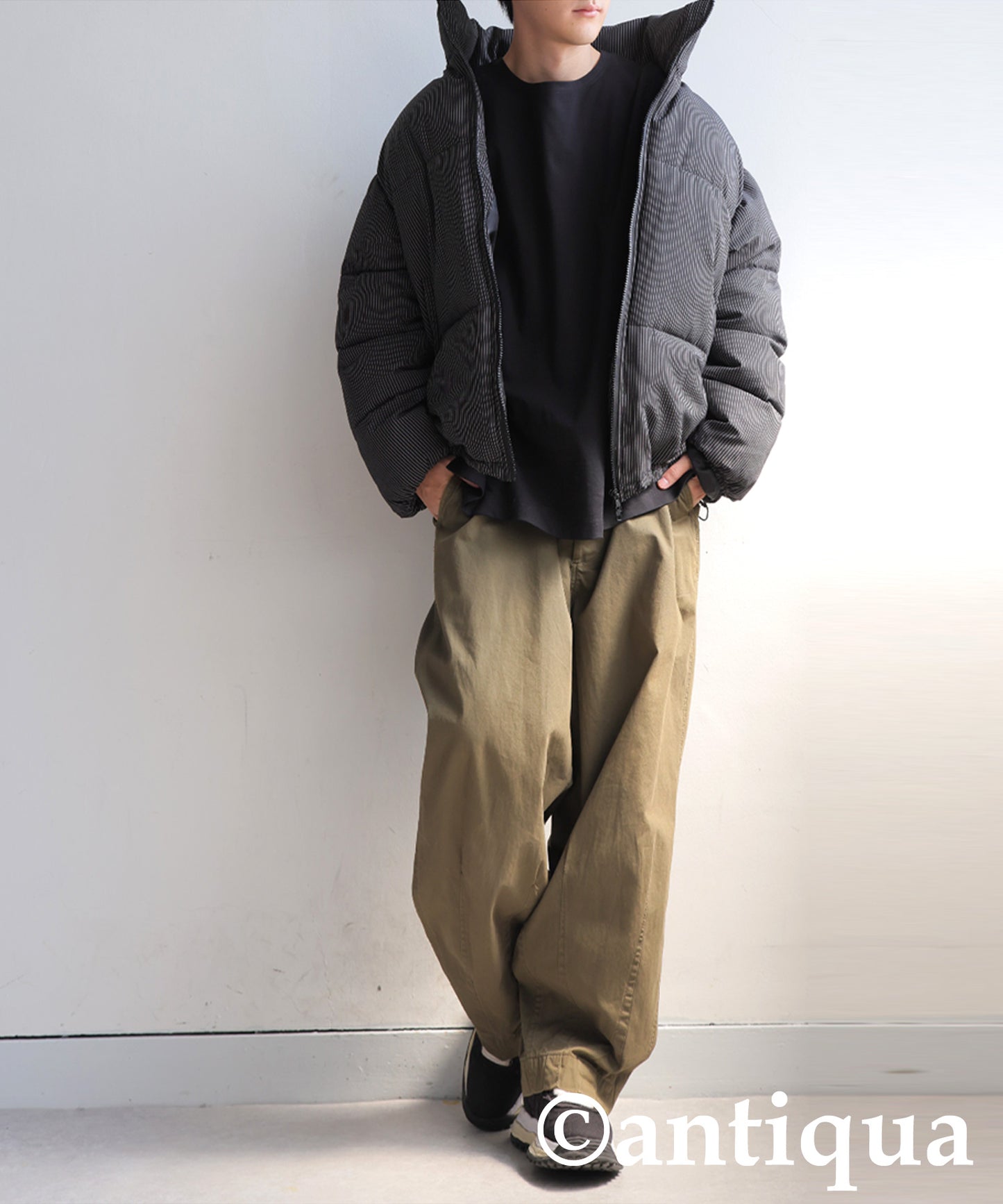 Drop Shoulder Long Sleeve T-Shirt Men's