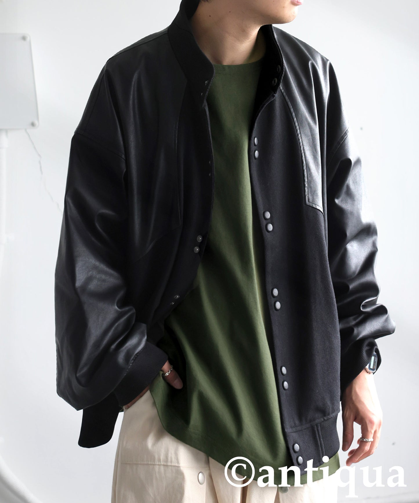 Drop Shoulder Long Sleeve T-Shirt Men's