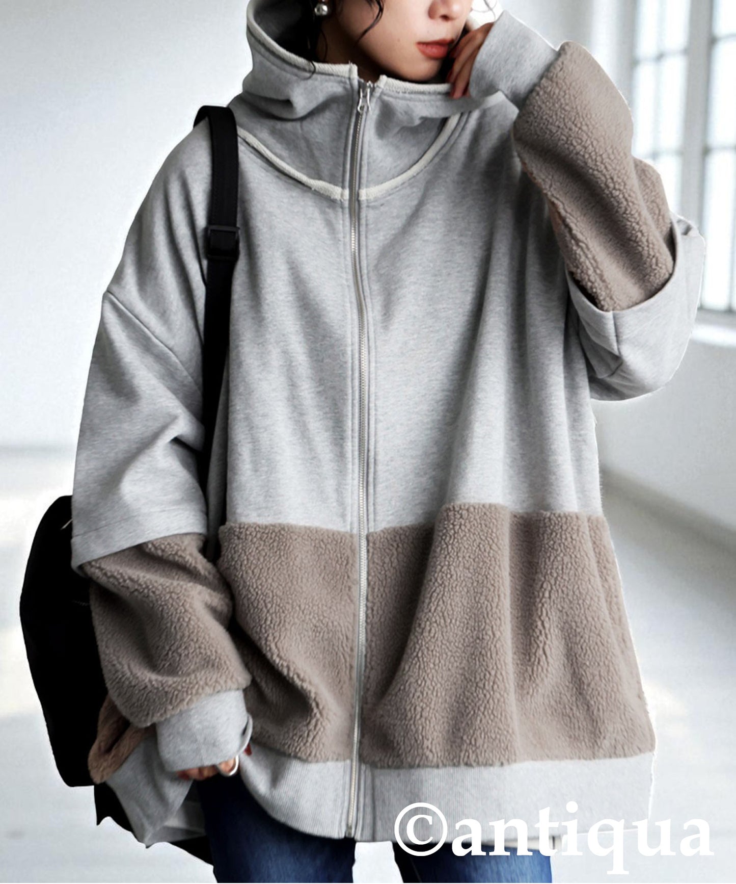 Fleece & Sherpa Hoodie Ladies