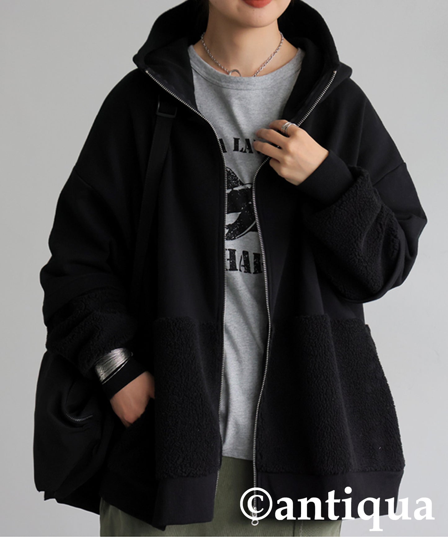 Fleece & Sherpa Hoodie Ladies