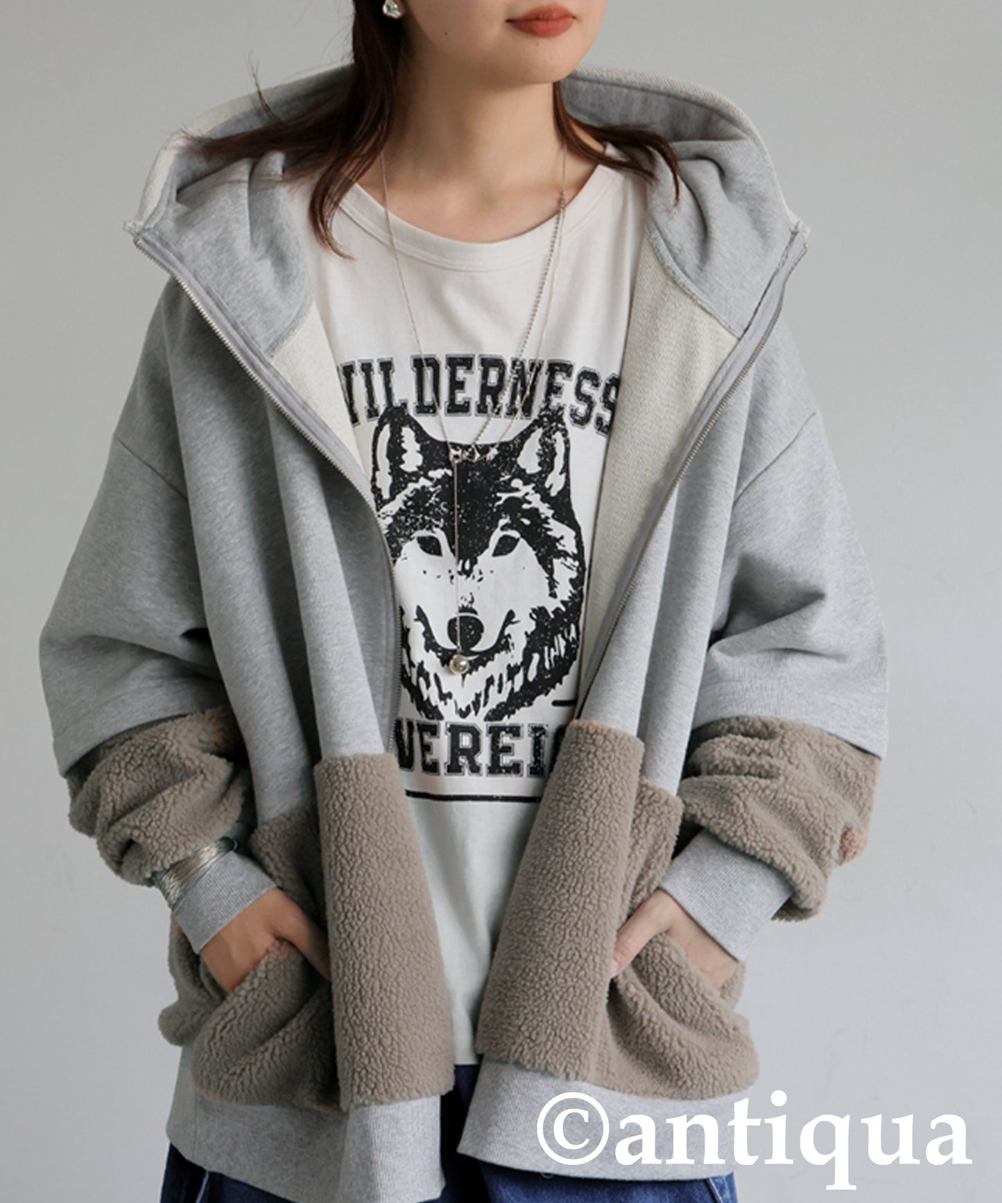 Fleece & Sherpa Hoodie Ladies