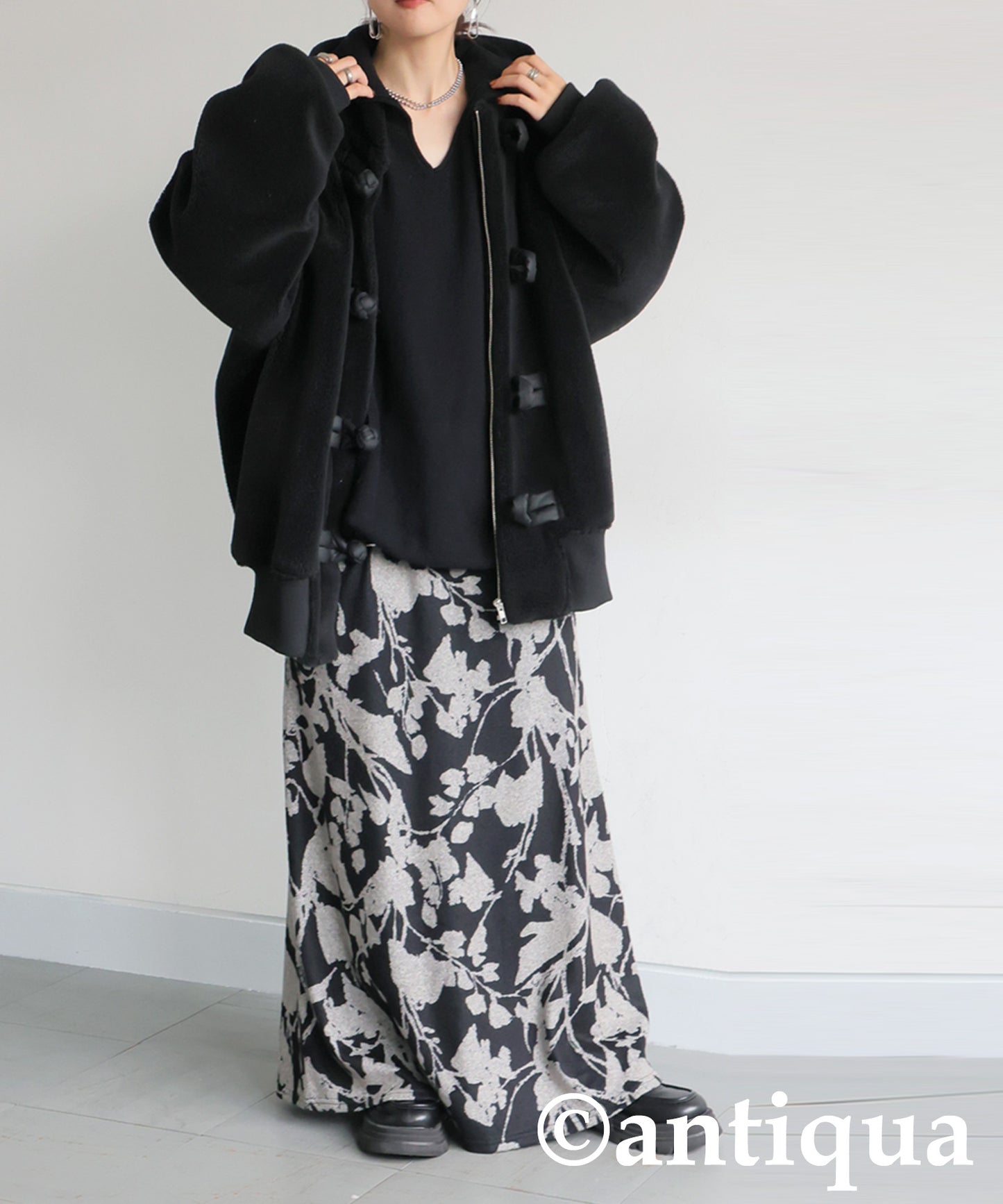 Pique Knit Hoodie Ladies