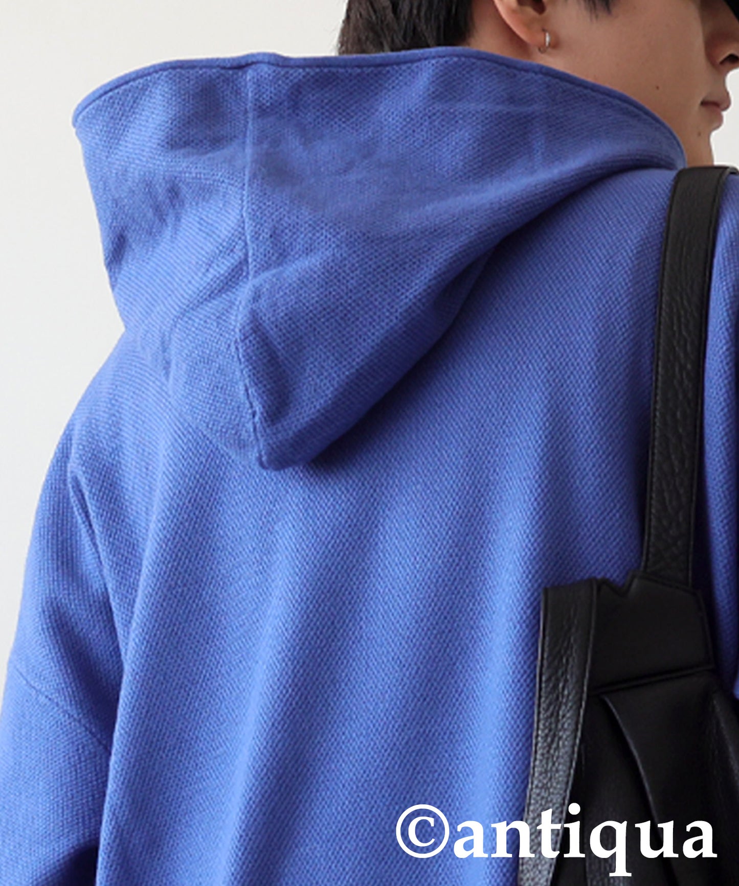 Pique Knit Hoodie Men's