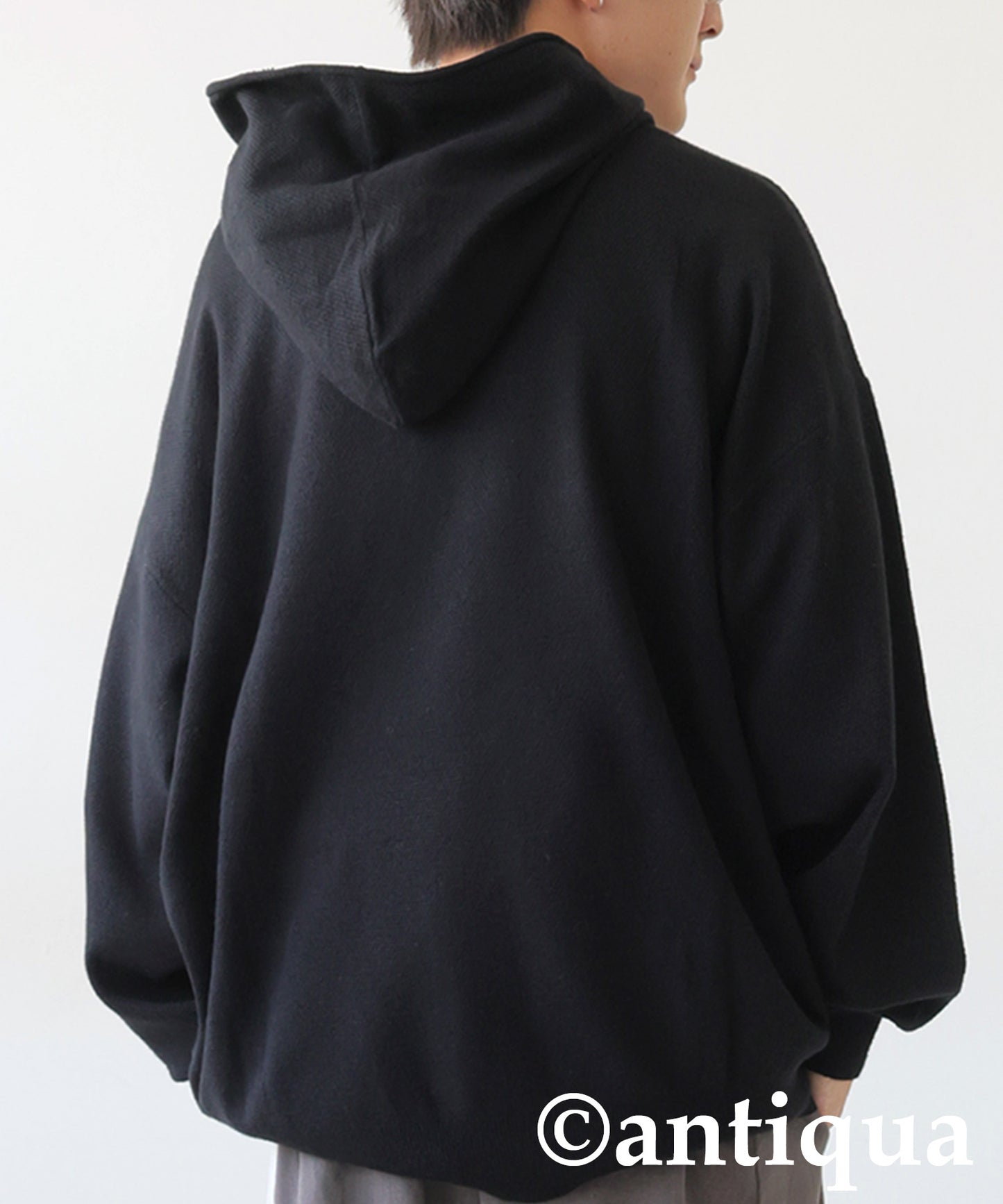 Pique Knit Hoodie Men's