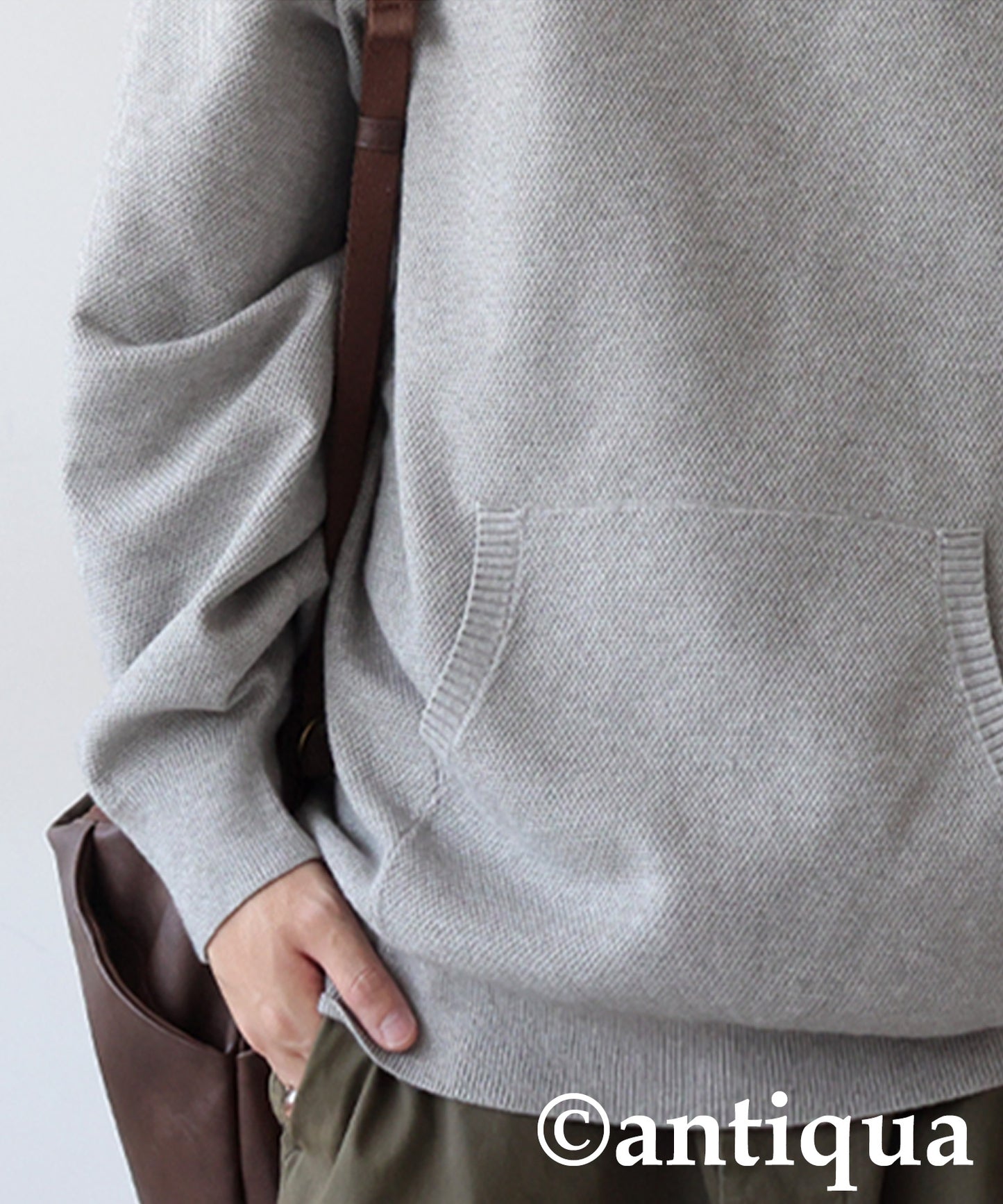 Pique Knit Hoodie Men's