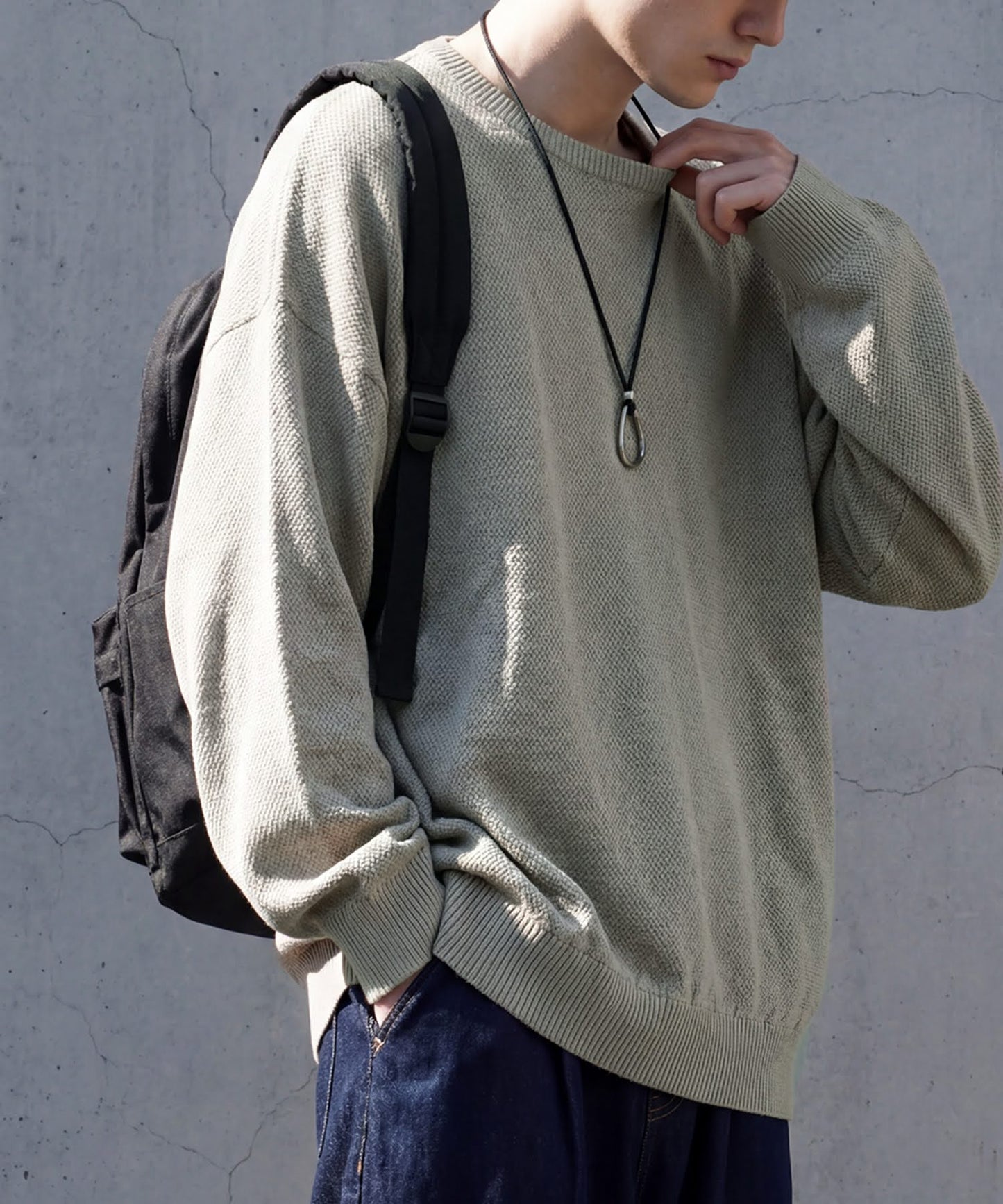 Pique Cotton Knit Men's