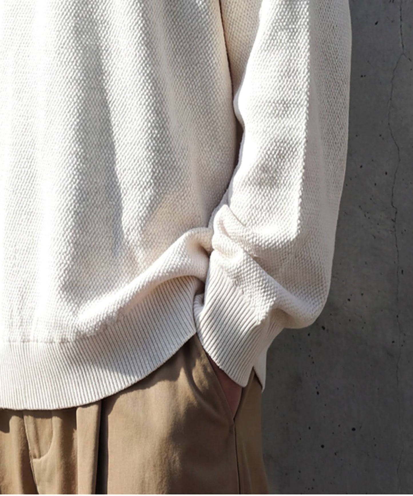 Pique Cotton Knit Men's