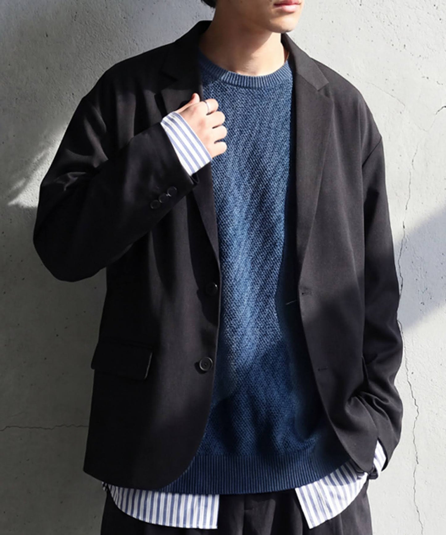 Pique Cotton Knit Men's