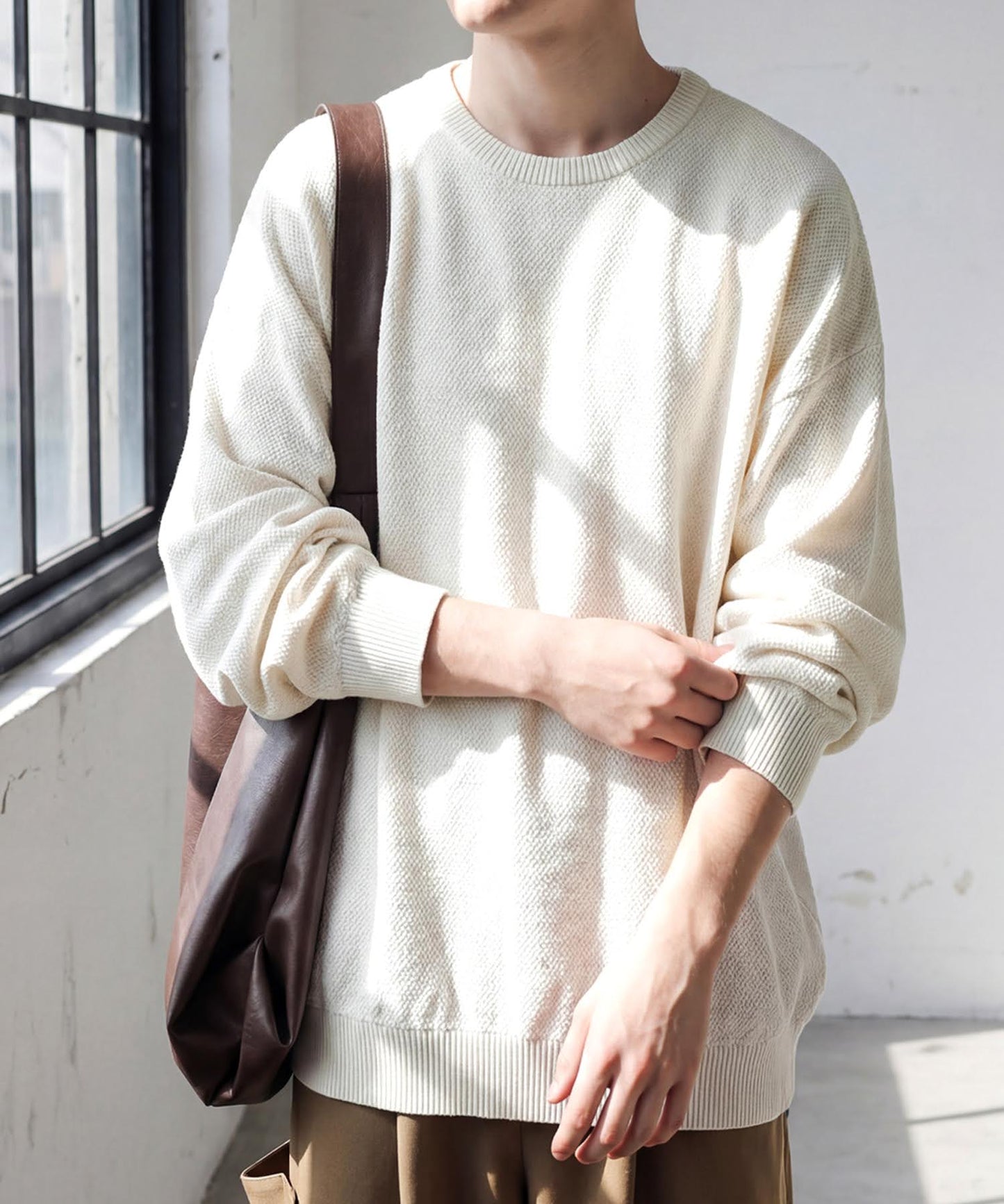 Pique Cotton Knit Men's