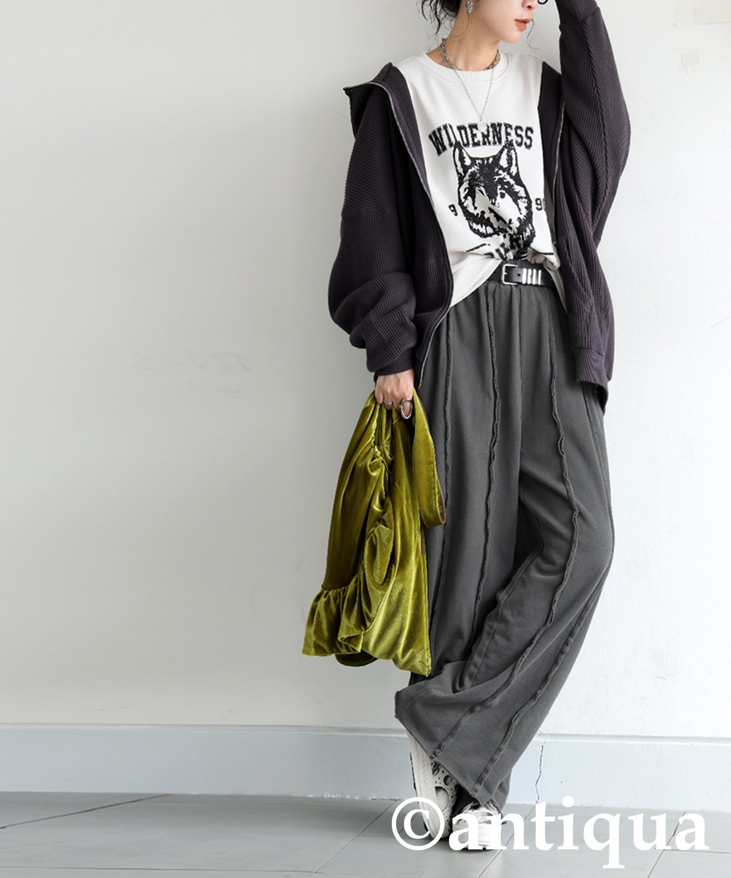 Pigment Wide Pants Ladies