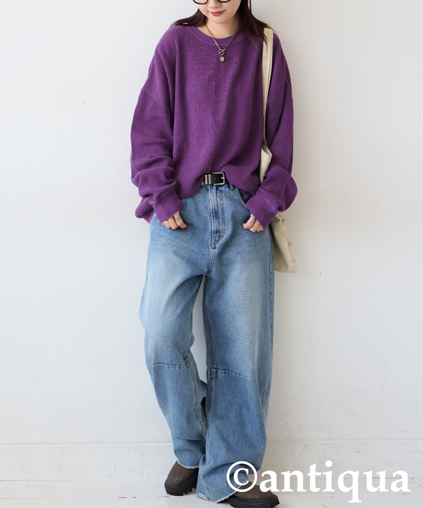 Oni Waffle Tops Ladies