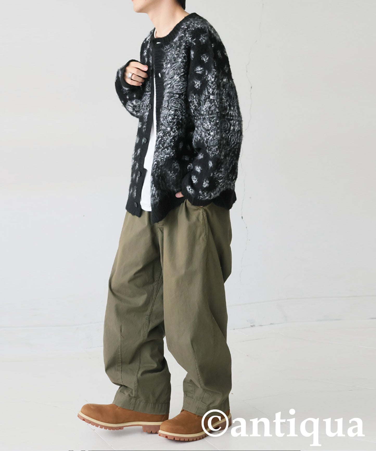 Paisley Cardigan Men's