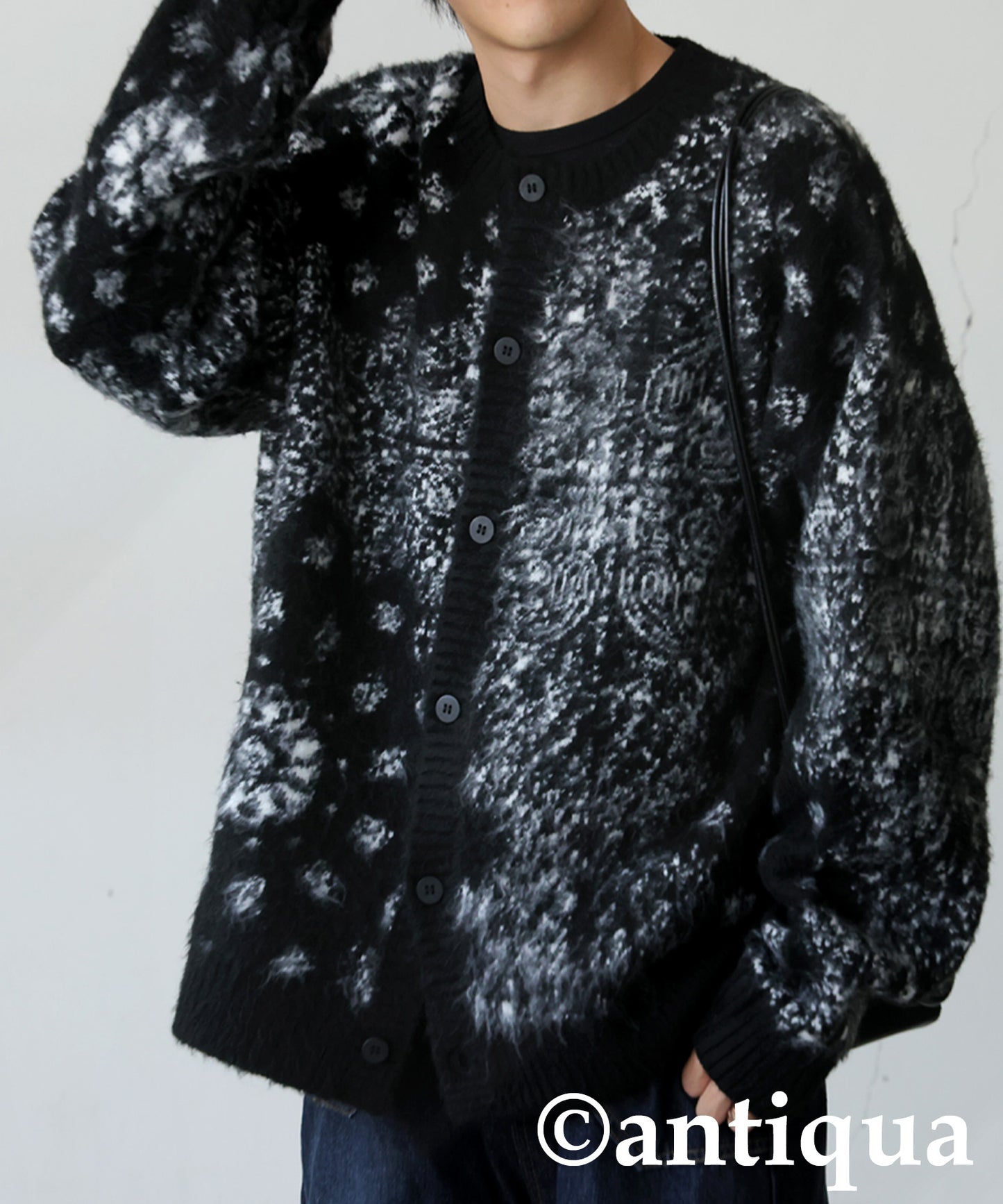 Paisley Cardigan Men's