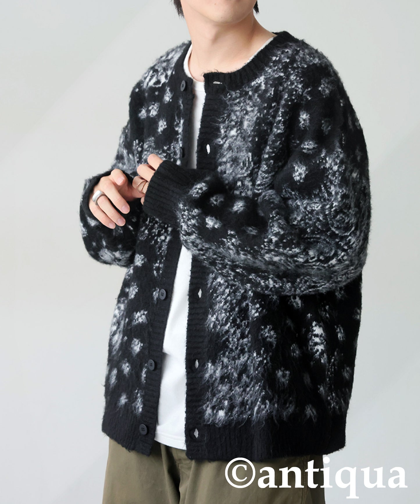 Paisley Cardigan Men's