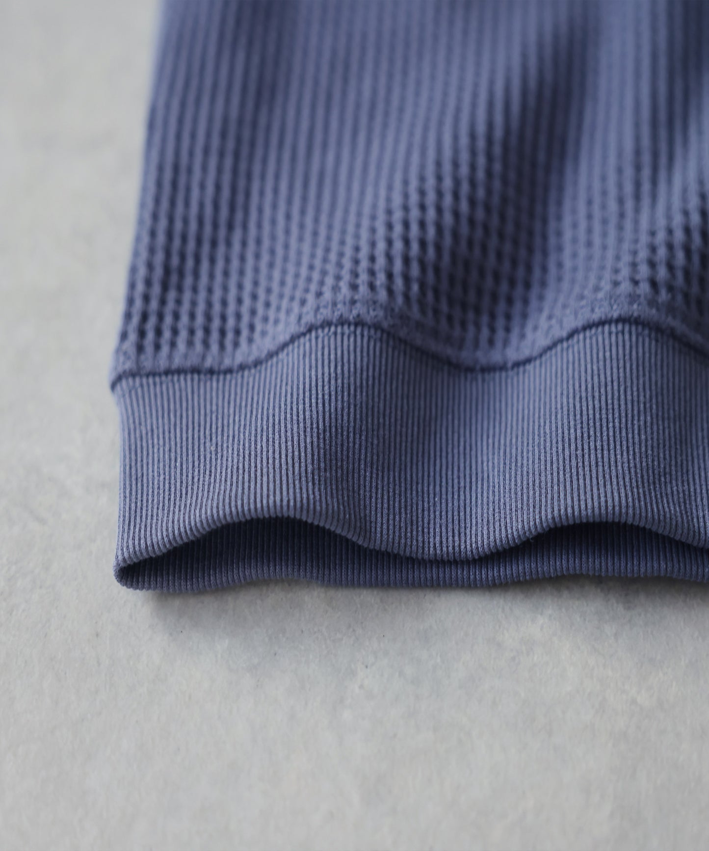 Waffle Knit 100% Cotton Henley Neck T-Shirt Ladies