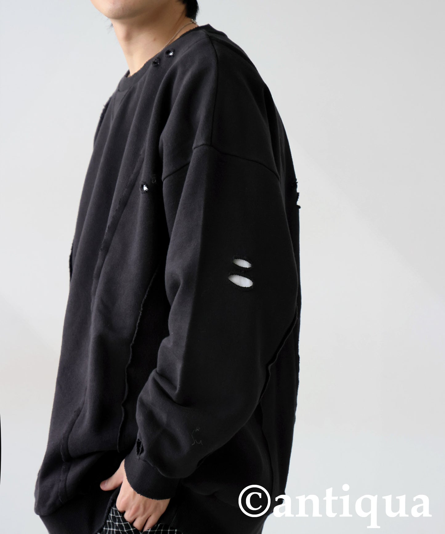 Distressed Sweatshirt Men's