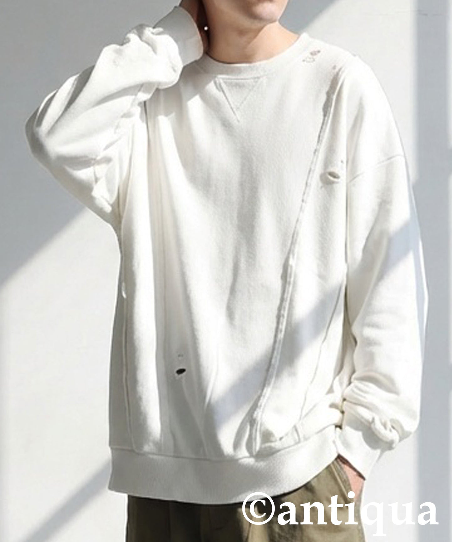 Distressed Sweatshirt Men's