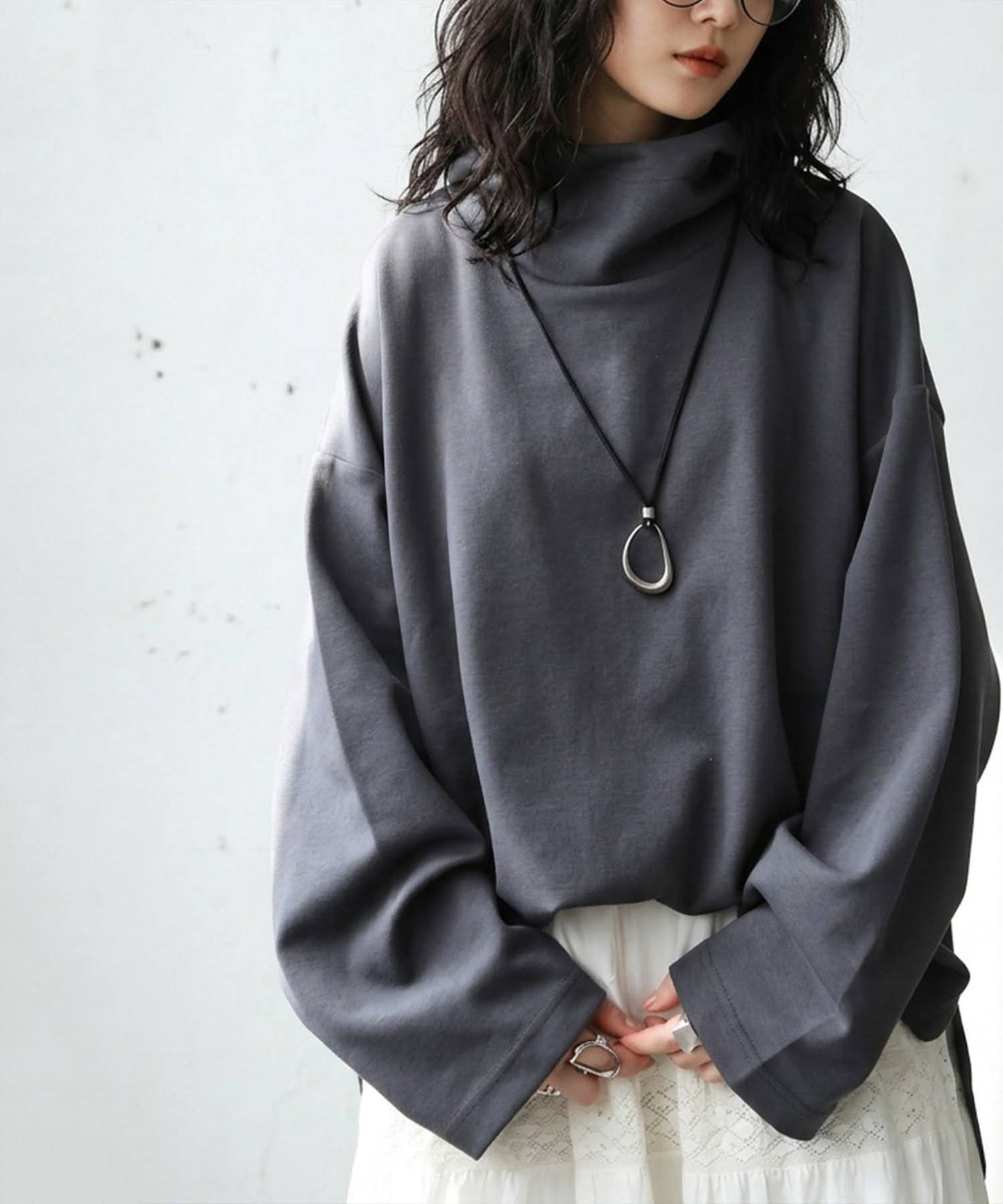 Stand-Neck Hoodie Ladies