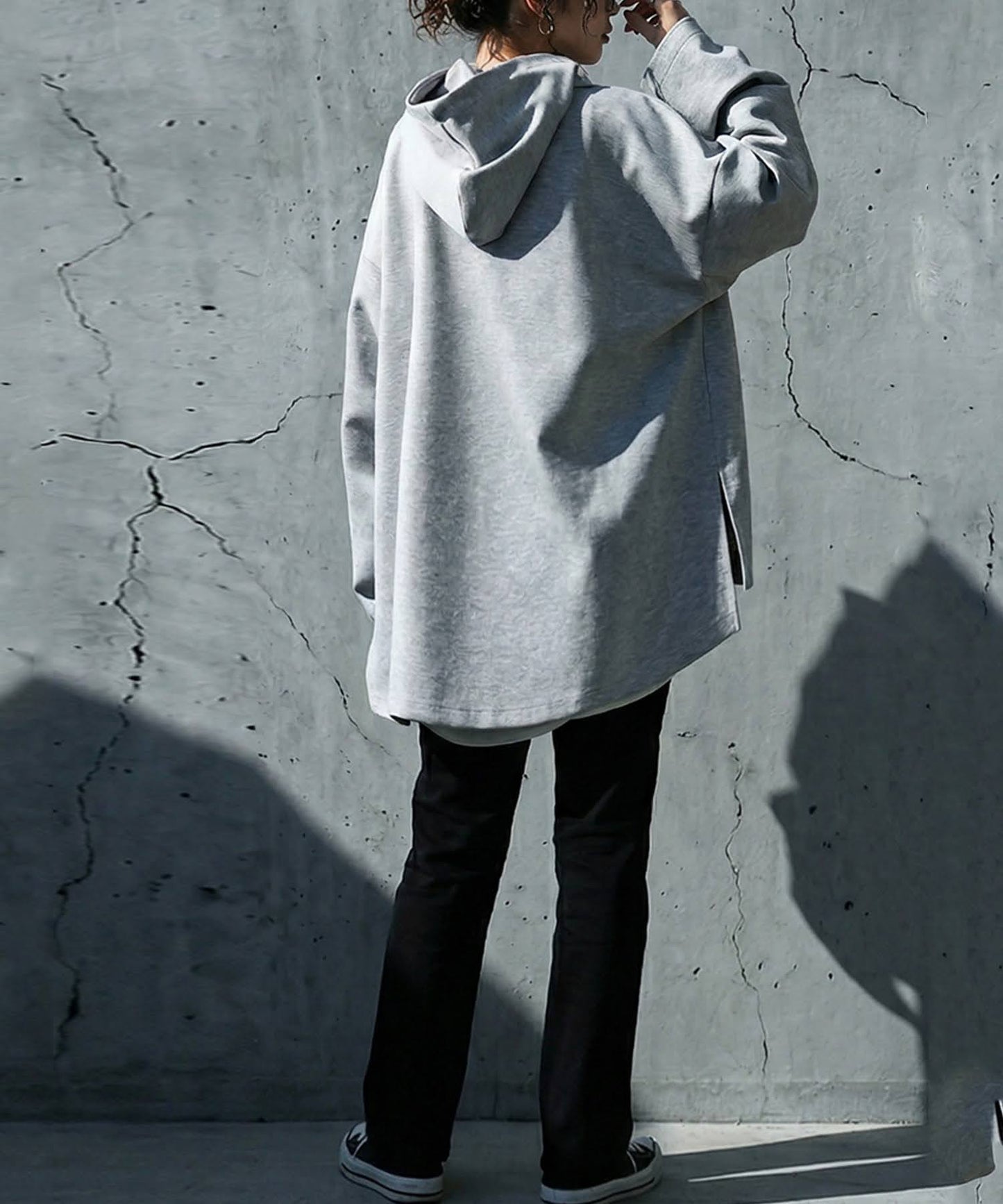 Stand-Neck Hoodie Ladies