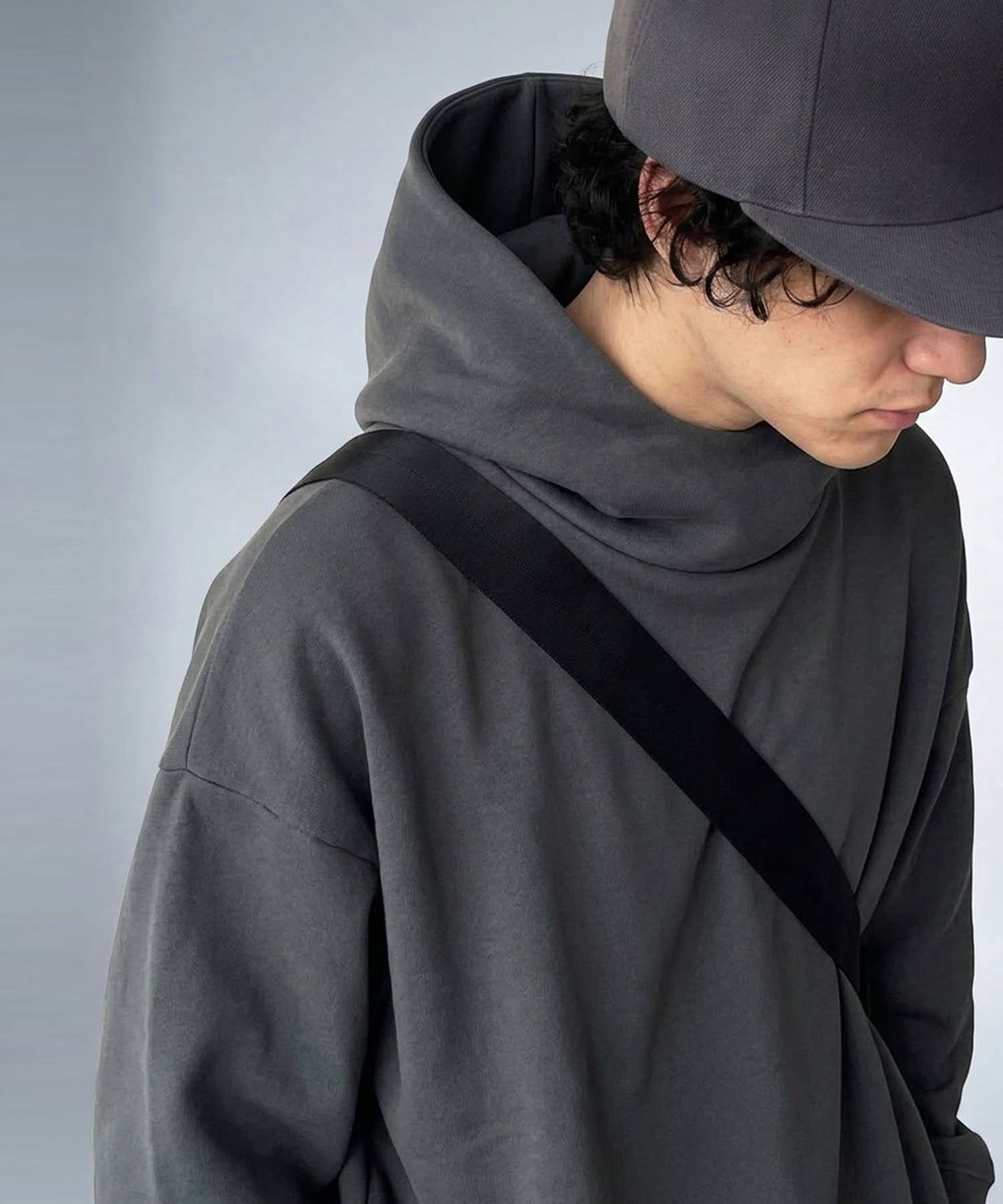 Stand-Neck Hoodie Men's