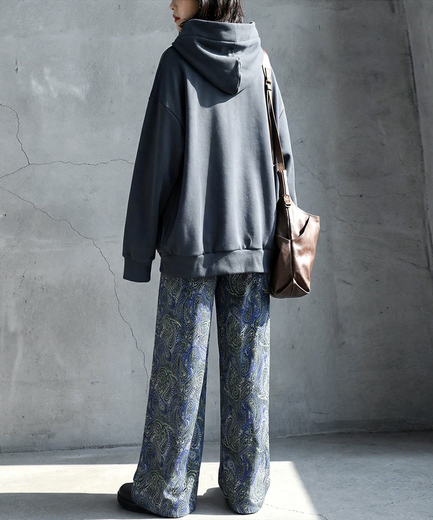 Ponte Material Hoodie Ladies