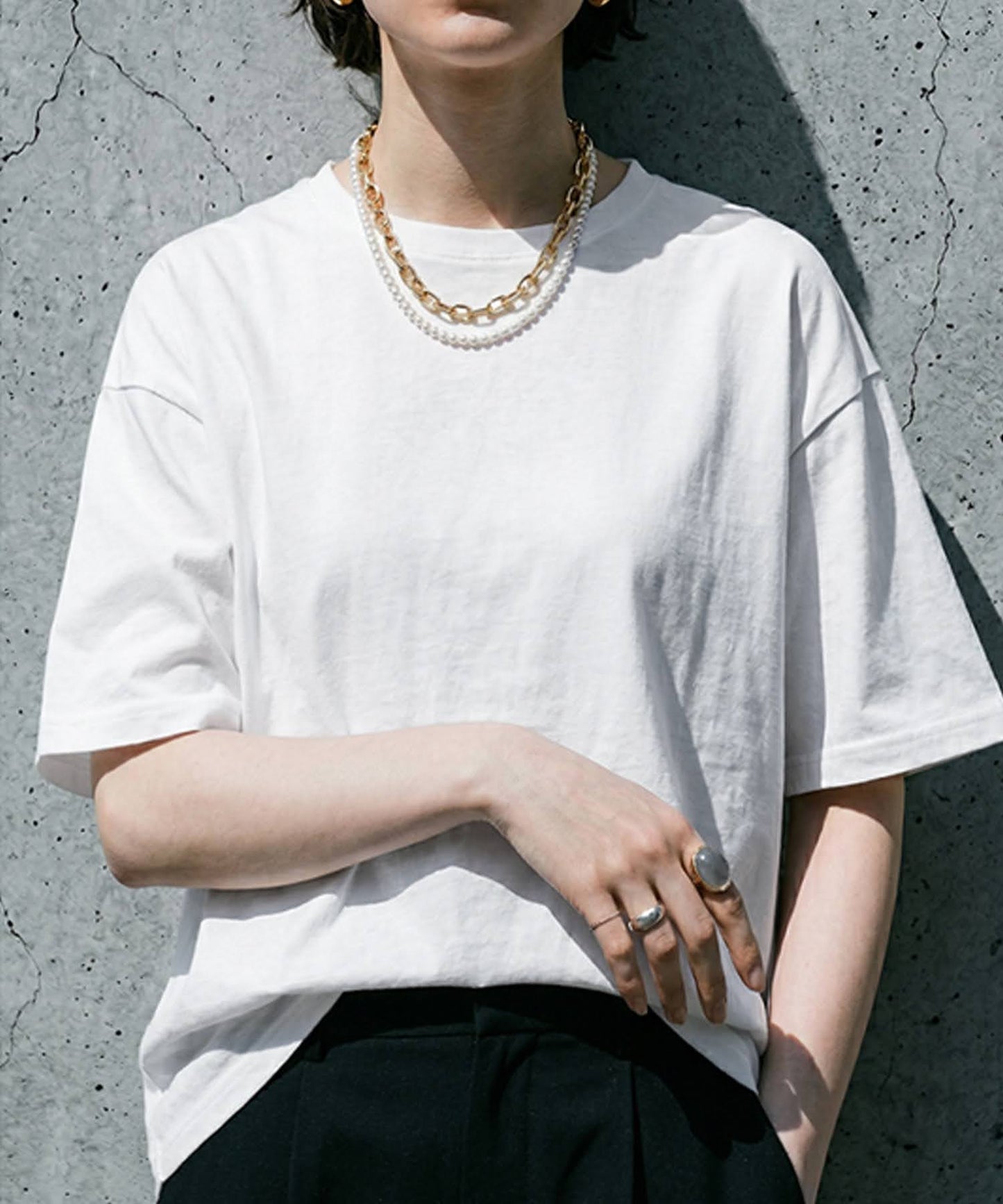 100% Cotton Sweat-Proof Half-Sleeve T-shirt Ladies