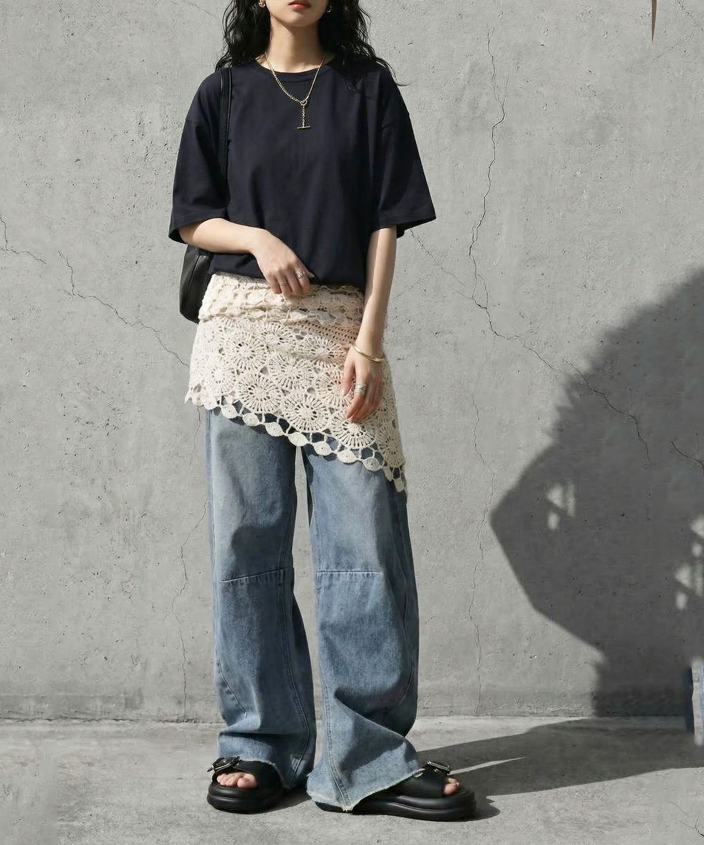 100% Cotton Sweat-Proof Half-Sleeve T-shirt Ladies