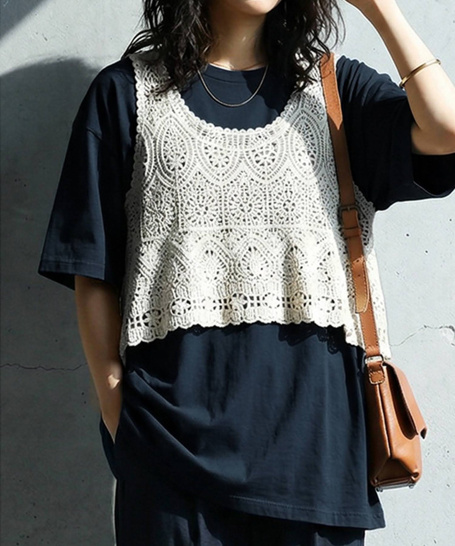 100% Cotton Sweat-Proof Half-Sleeve T-shirt Ladies