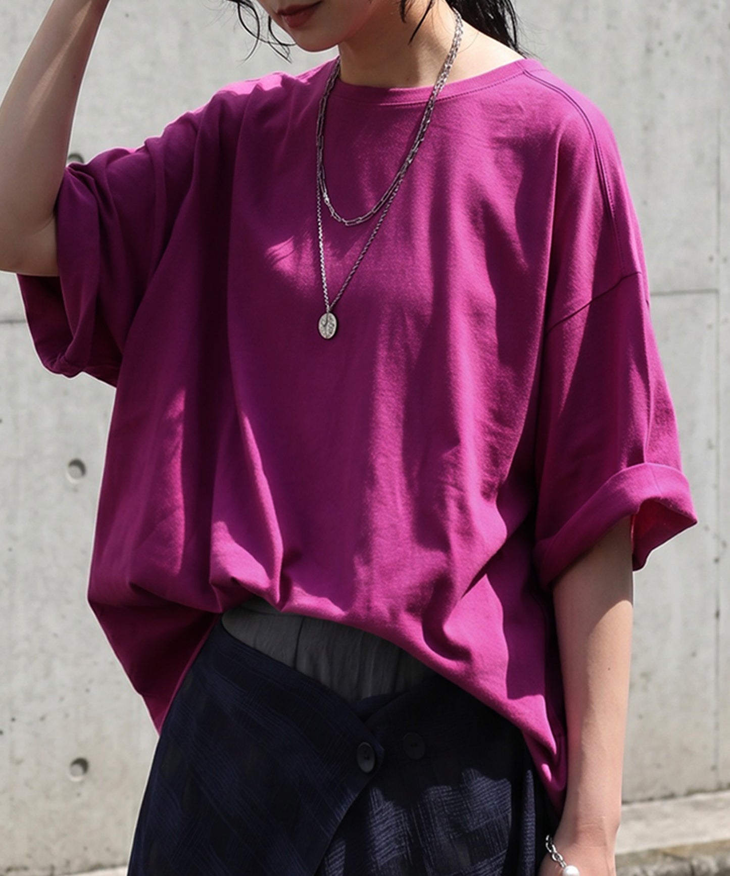 100% Cotton Sweat-Proof Half-Sleeve T-shirt Ladies