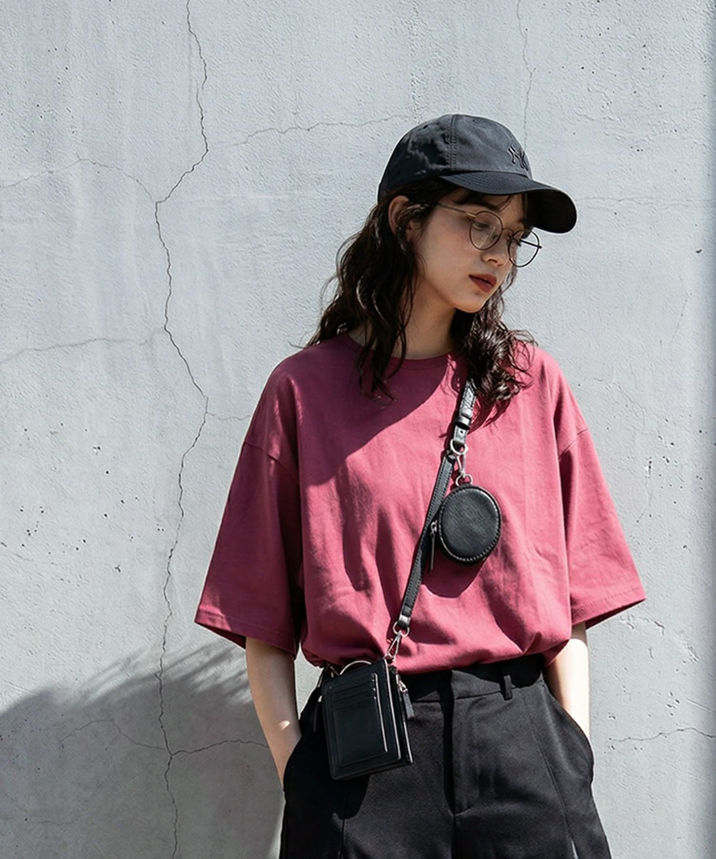 100% Cotton Sweat-Proof Half-Sleeve T-shirt Ladies