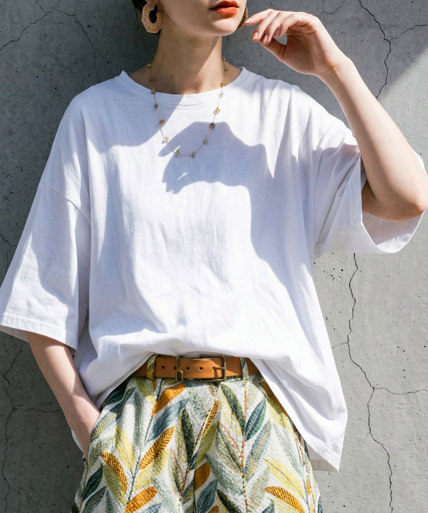 100% Cotton Sweat-Proof Half-Sleeve T-shirt Ladies