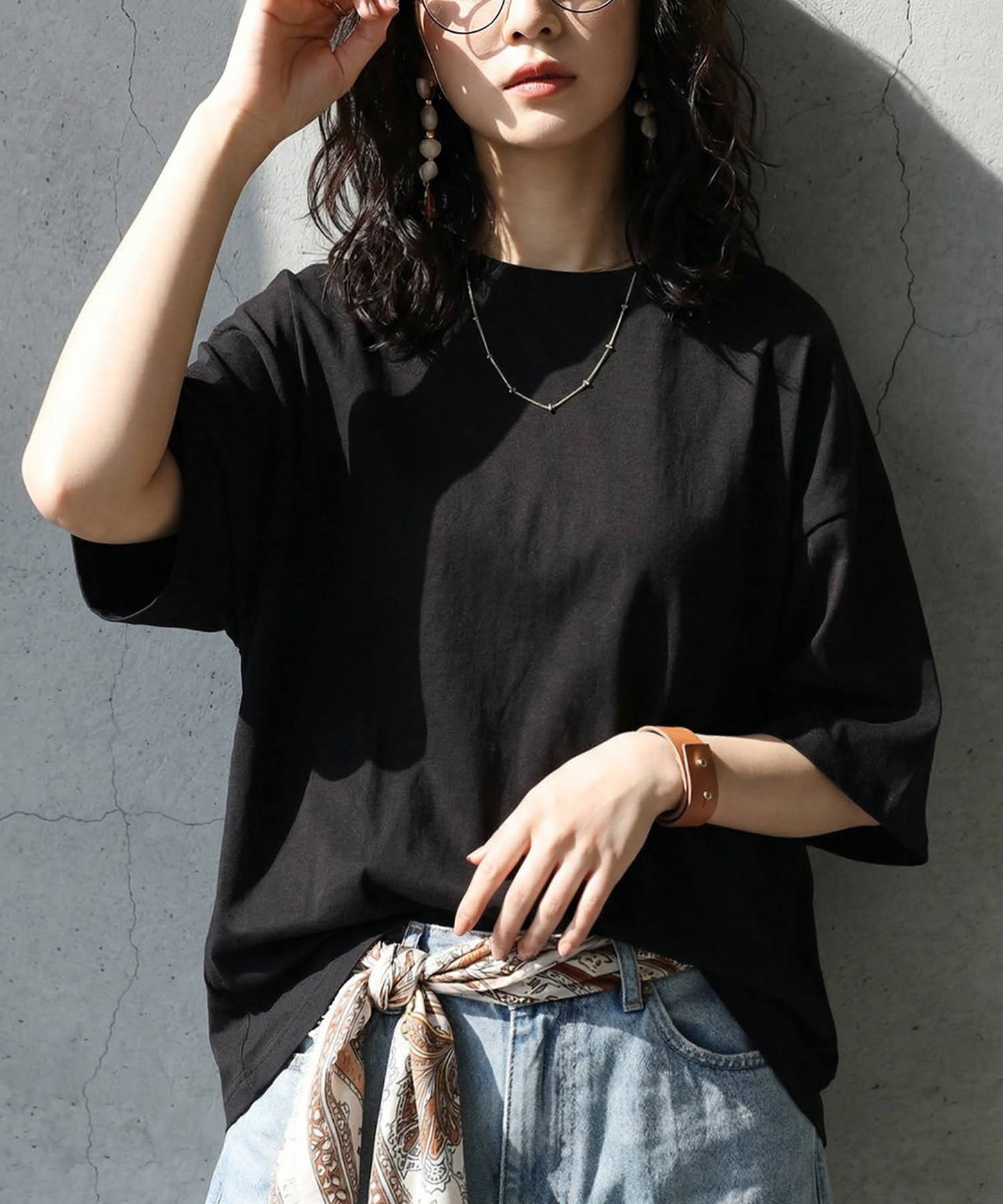 100% Cotton Sweat-Proof Half-Sleeve T-shirt Ladies